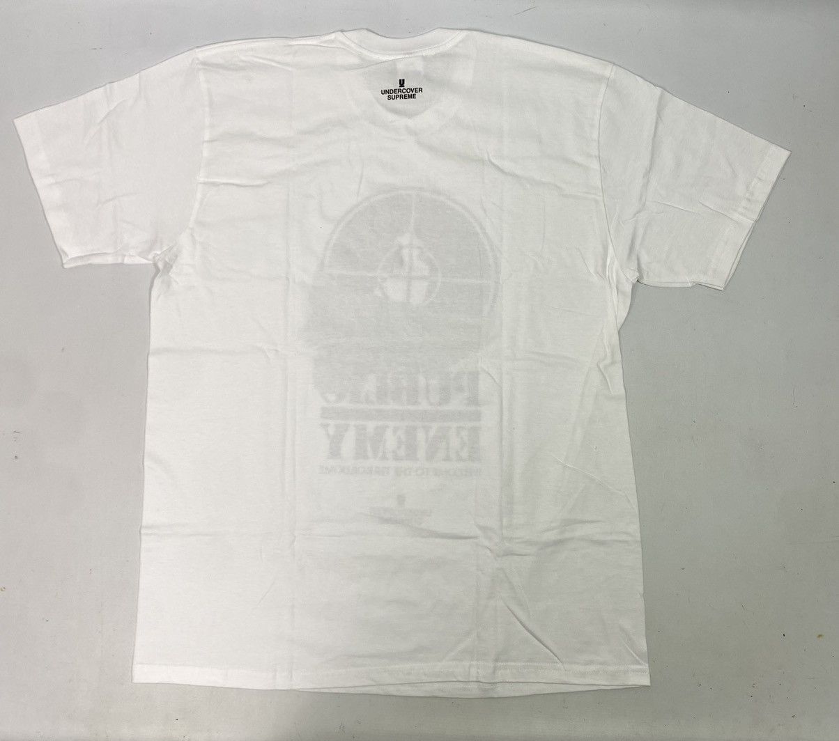 Supreme Public Enemy T-shirt, size XL, white, with print, new Size US XL / EU 56 / 4 - 6 Thumbnail