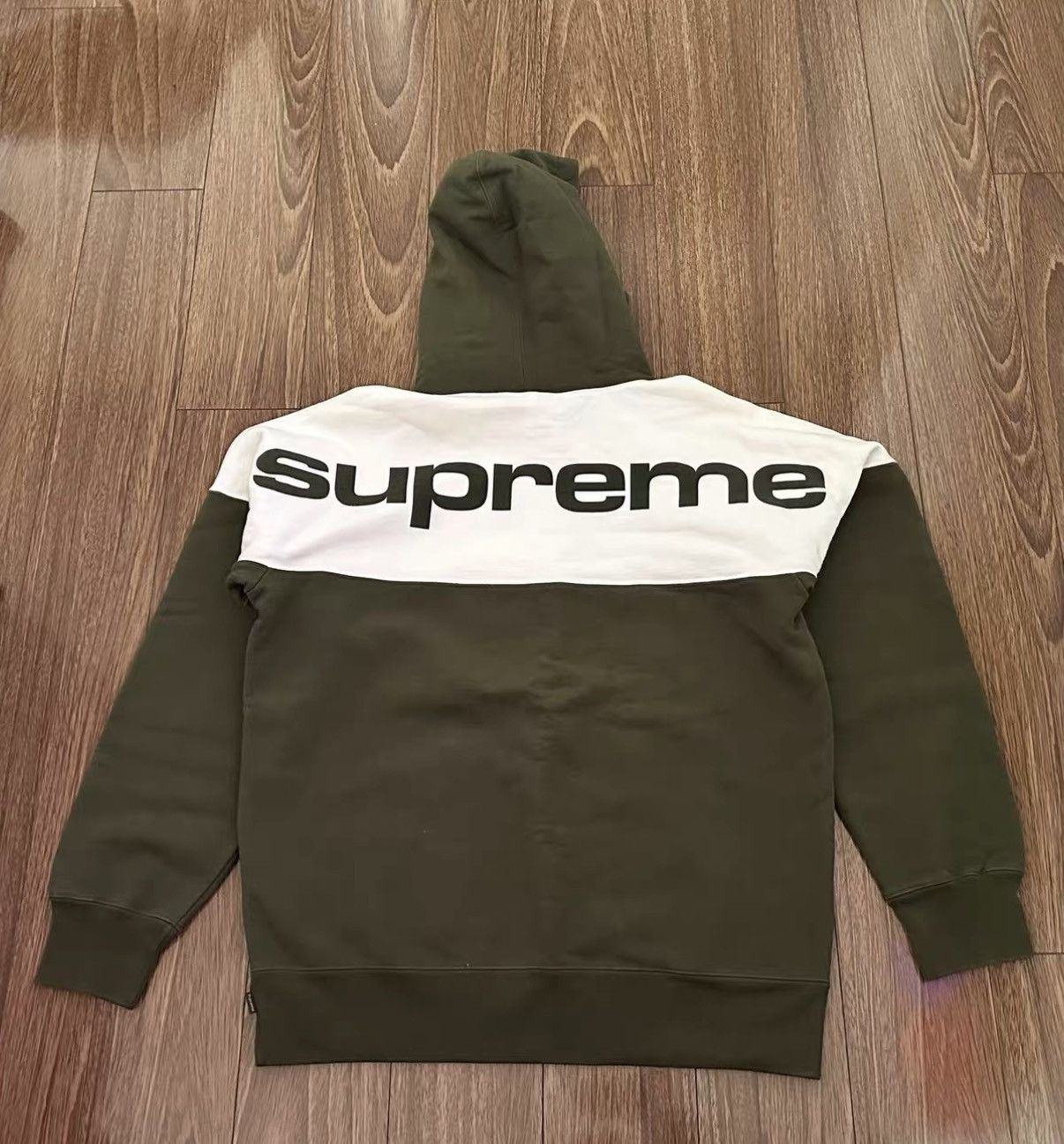 Supreme Supreme Blocked Hooded Sweatshirt Size US M / EU 48-50 / 2 - 2 Thumbnail