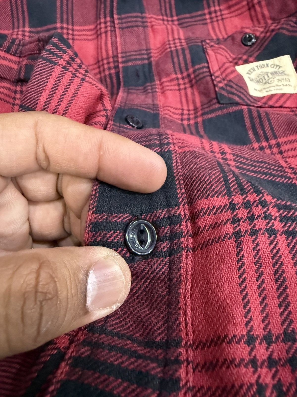 Japanese Brand × Schott Vintage Schott Perfecto Flannel shirt Size US XL / EU 56 / 4 - 5 Thumbnail