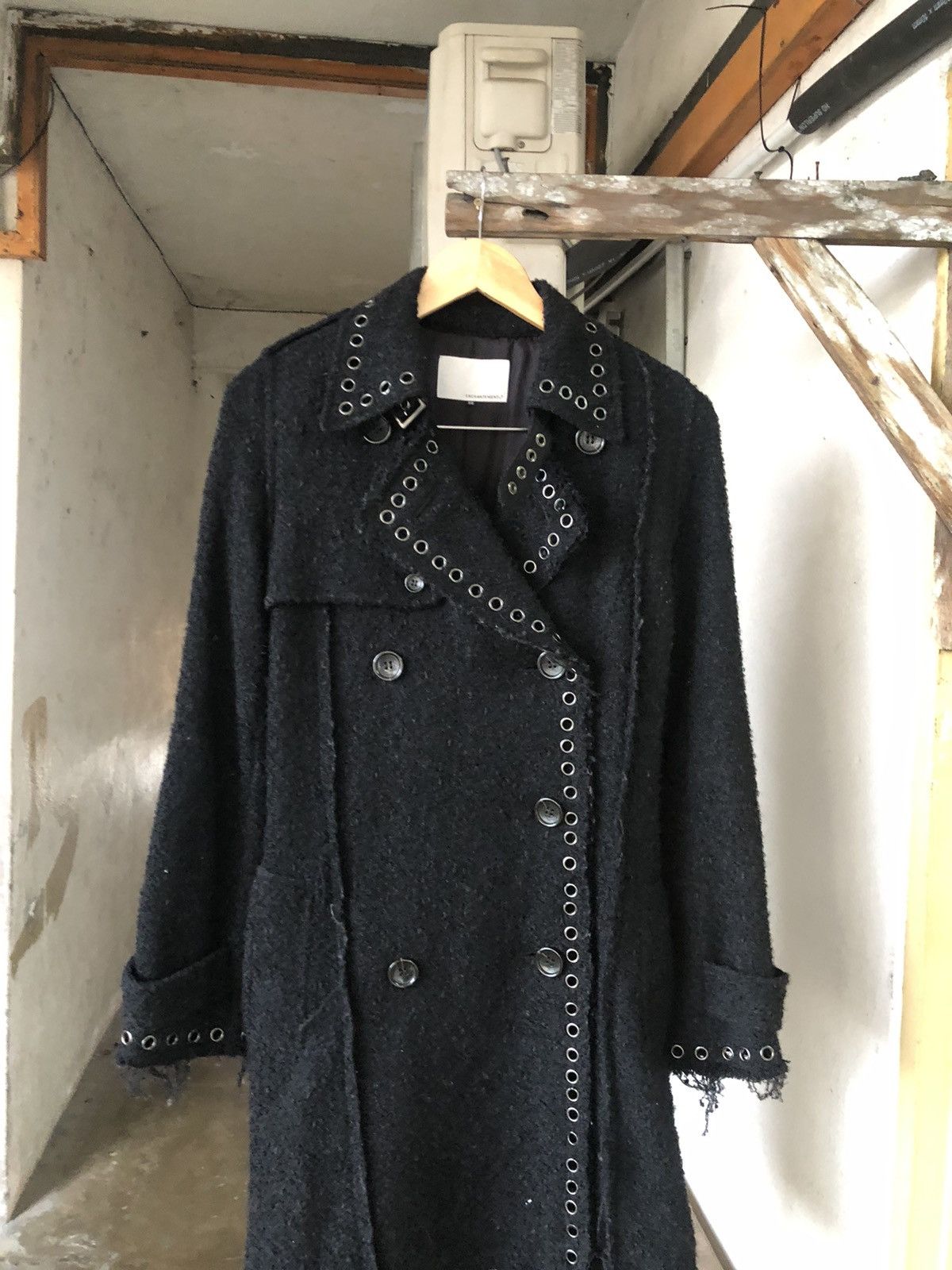If Six Was Nine Rare❗️Enchantement Bondage Punk Long Coat If Six Was Nine Size XS / US 0-2 / IT 36-38 - 4 Thumbnail