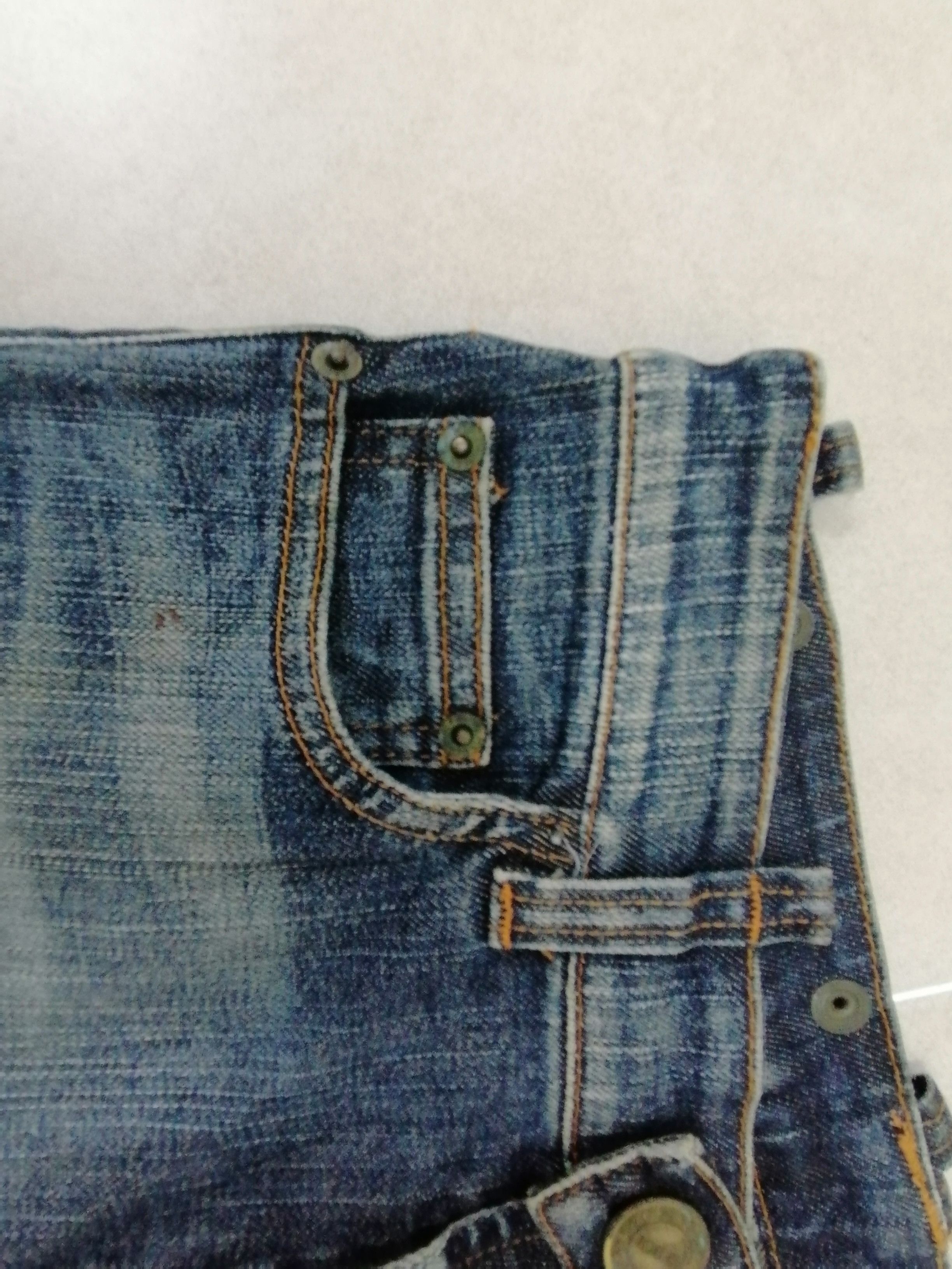 Iceberg Rare Vtg ICEBERG with diamond patch & flower embroidered Size US 28 / EU 44 - 9 Thumbnail