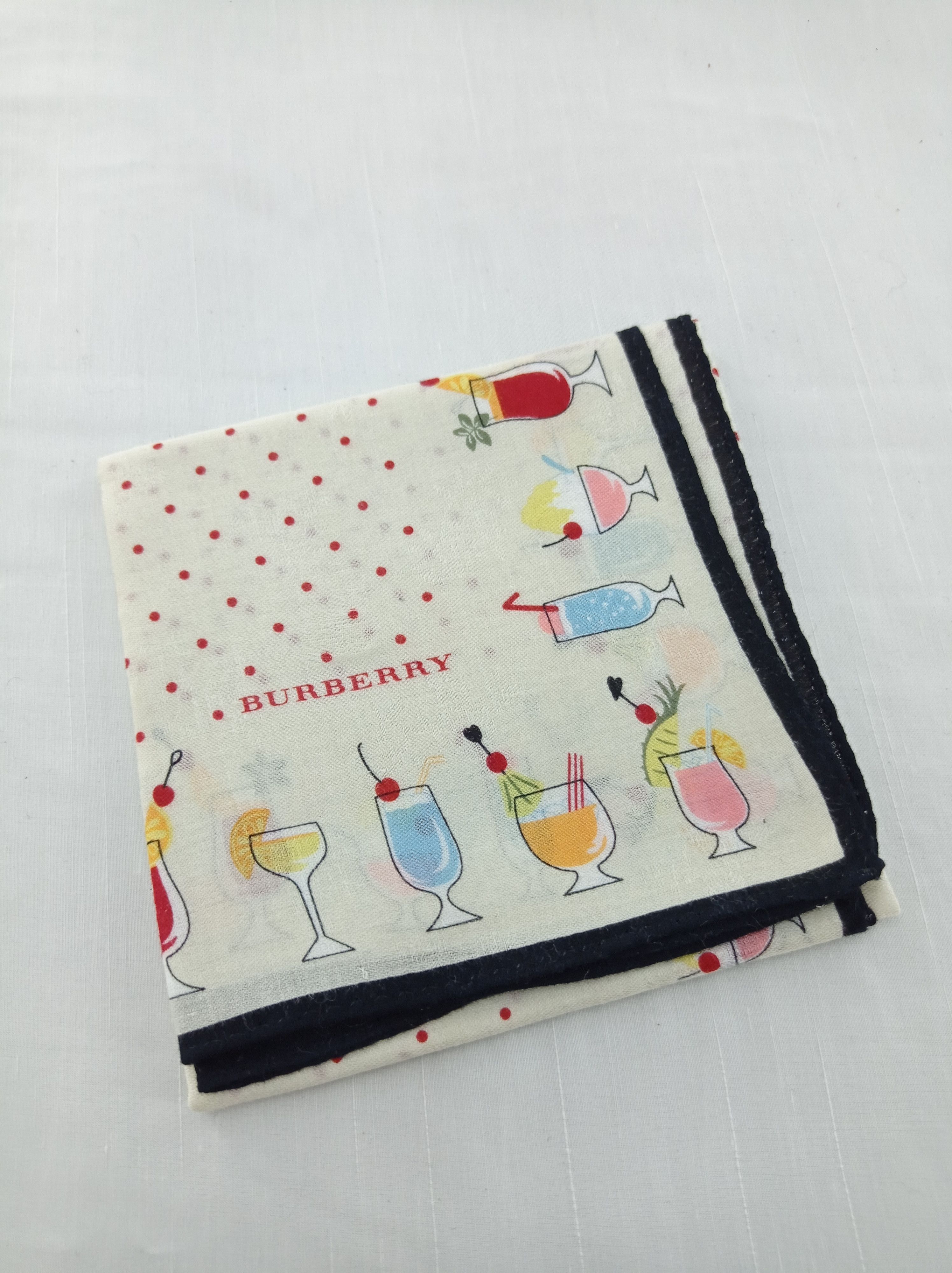 Burberry × Vintage Burberry Handkerchief / Neckwear / Bandana Size ONE SIZE - 2 Thumbnail