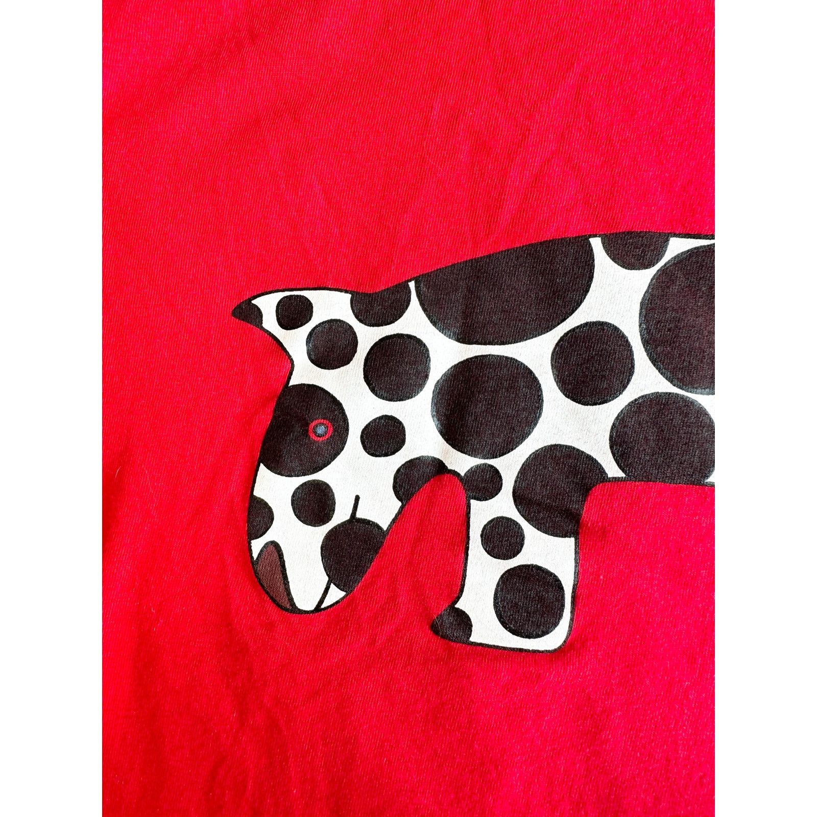 Vintage 1987 Spotted Bull Terrier Single Stitch Tee Size US L / EU 52-54 / 3 - 5 Thumbnail