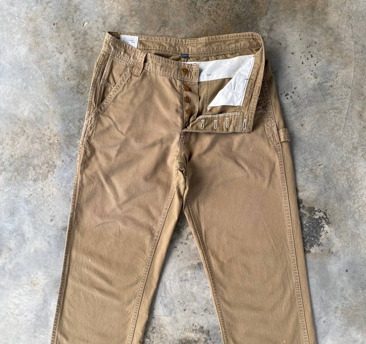 Polo Ralph Lauren VINTAGE POLO RALPH LAUREN CARPENTER MILITARY CARGO PANT Size US 34 / EU 50 - 8 Thumbnail