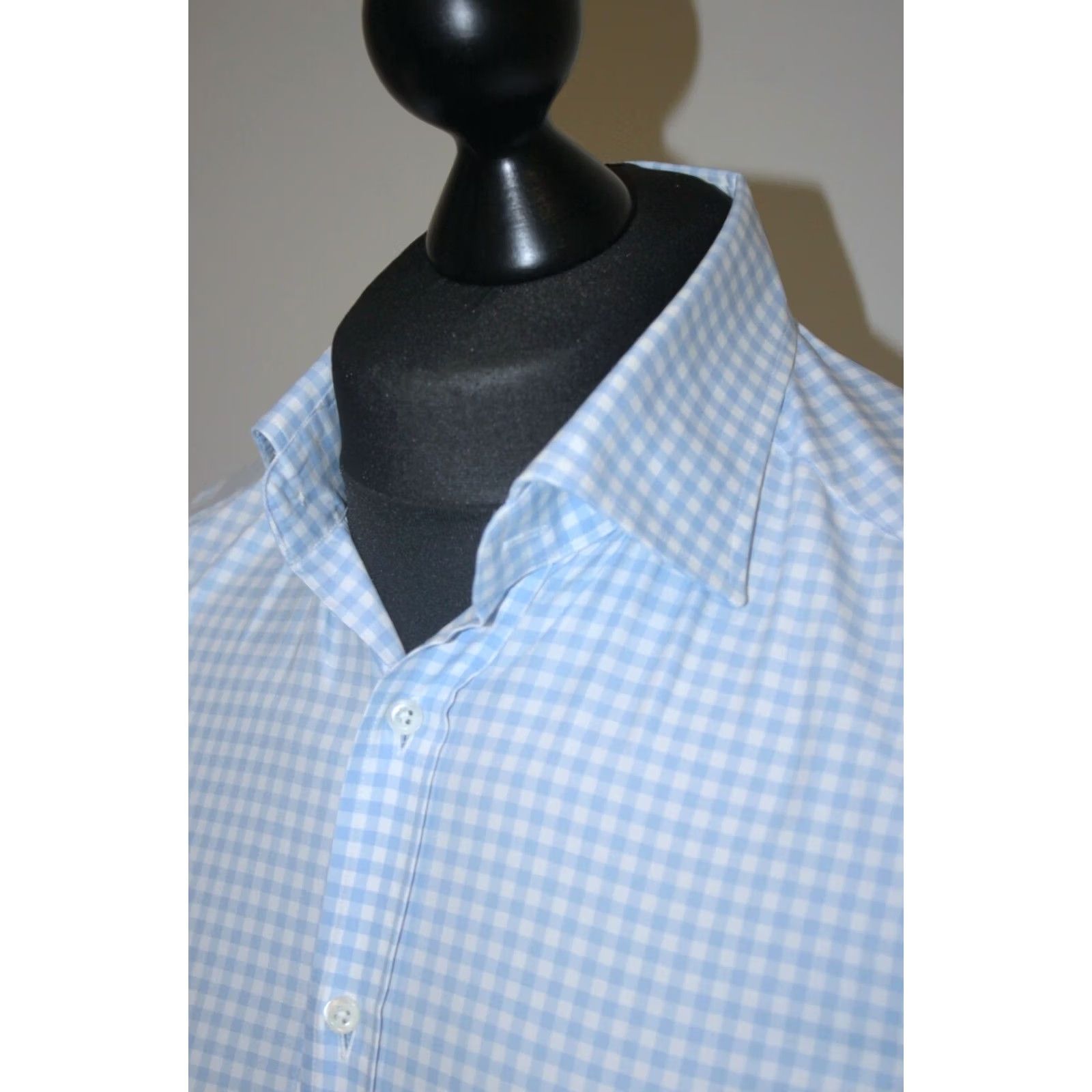 Vintage Stenstroms Slimline Twofold Super mens shirt Size 38 15 Multicoloured Size US M / EU 48-50 / 2 - 2 Thumbnail