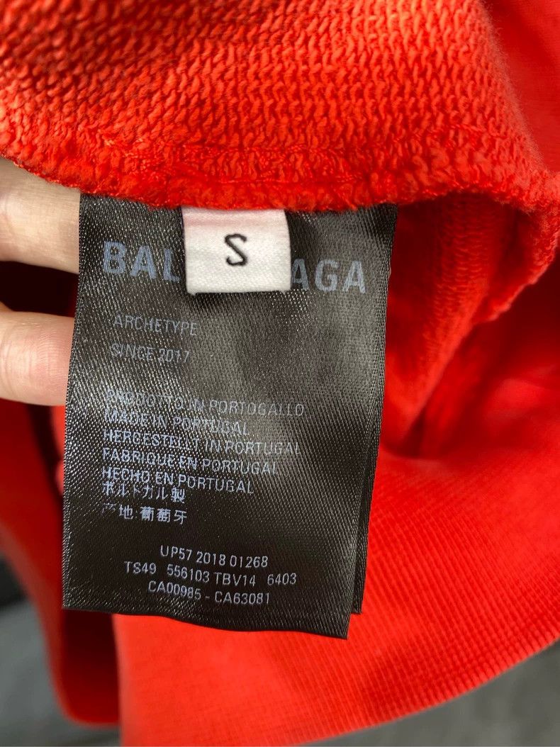 Balenciaga Balenciaga Hooded sweatshirt with Coca-Cola wave print log Size US S / EU 44-46 / 1 - 4 Thumbnail