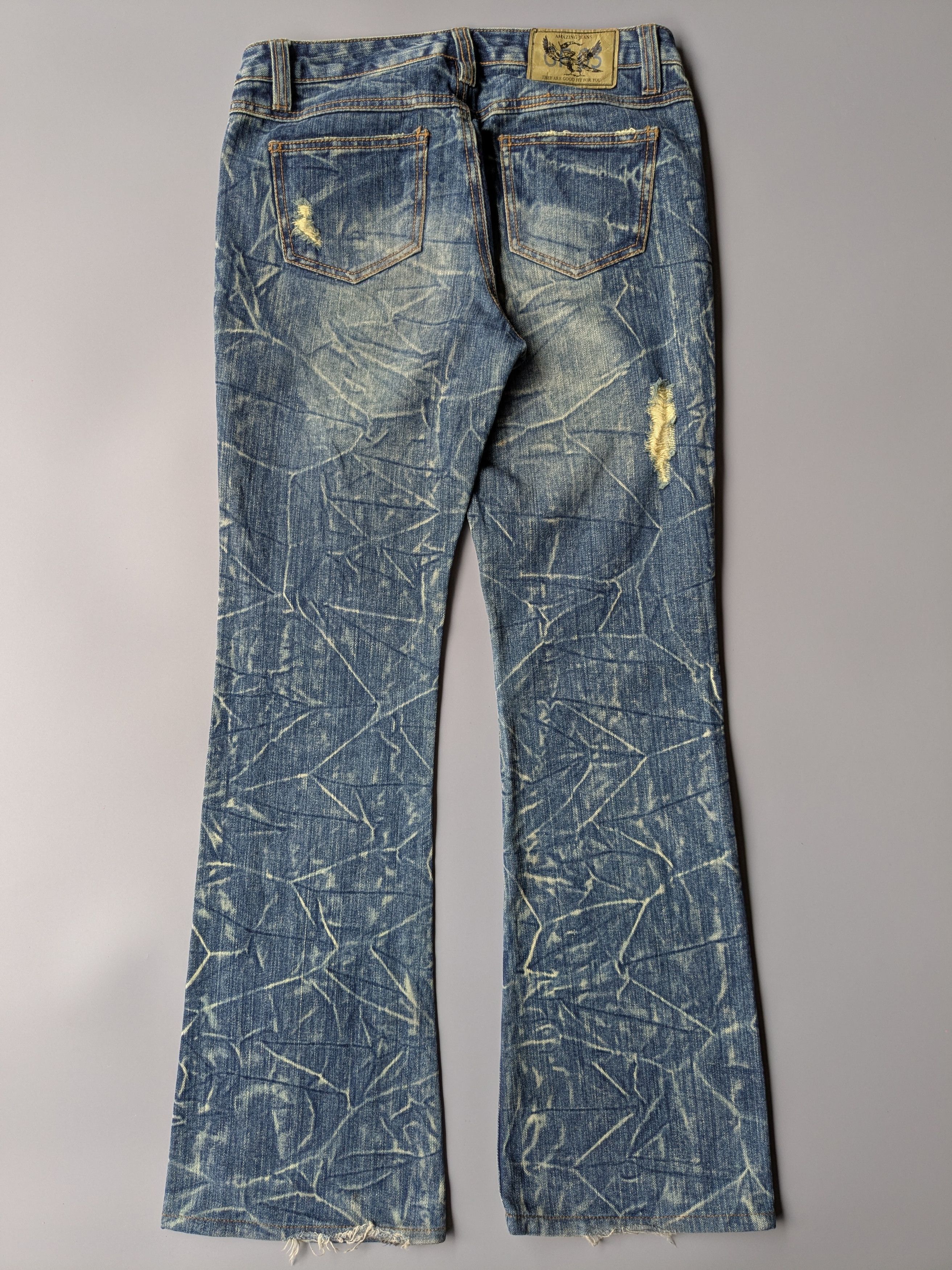 Japanese Brand Ecrire swarovski clawmark flare jeans Size US 30 / EU 46 - 4 Thumbnail