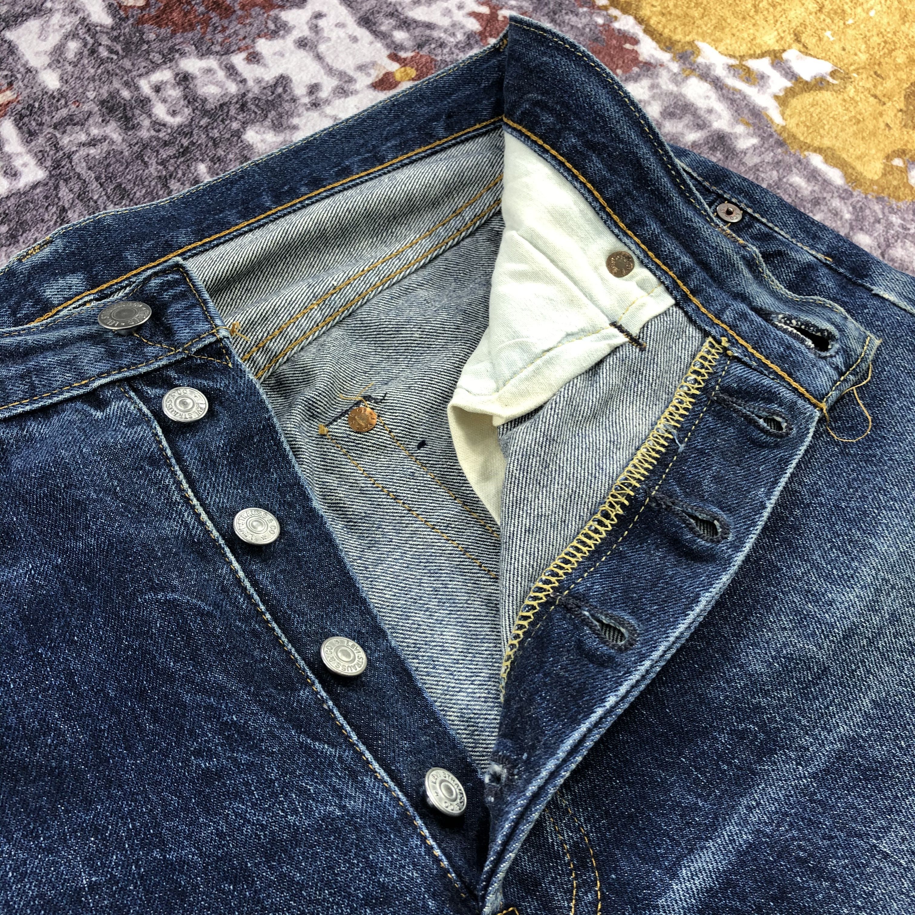 Levi's × Vintage Vintage 90s Redline Levis 501 Jeans-JM2150 Size US 32 / EU 48 - 8 Thumbnail
