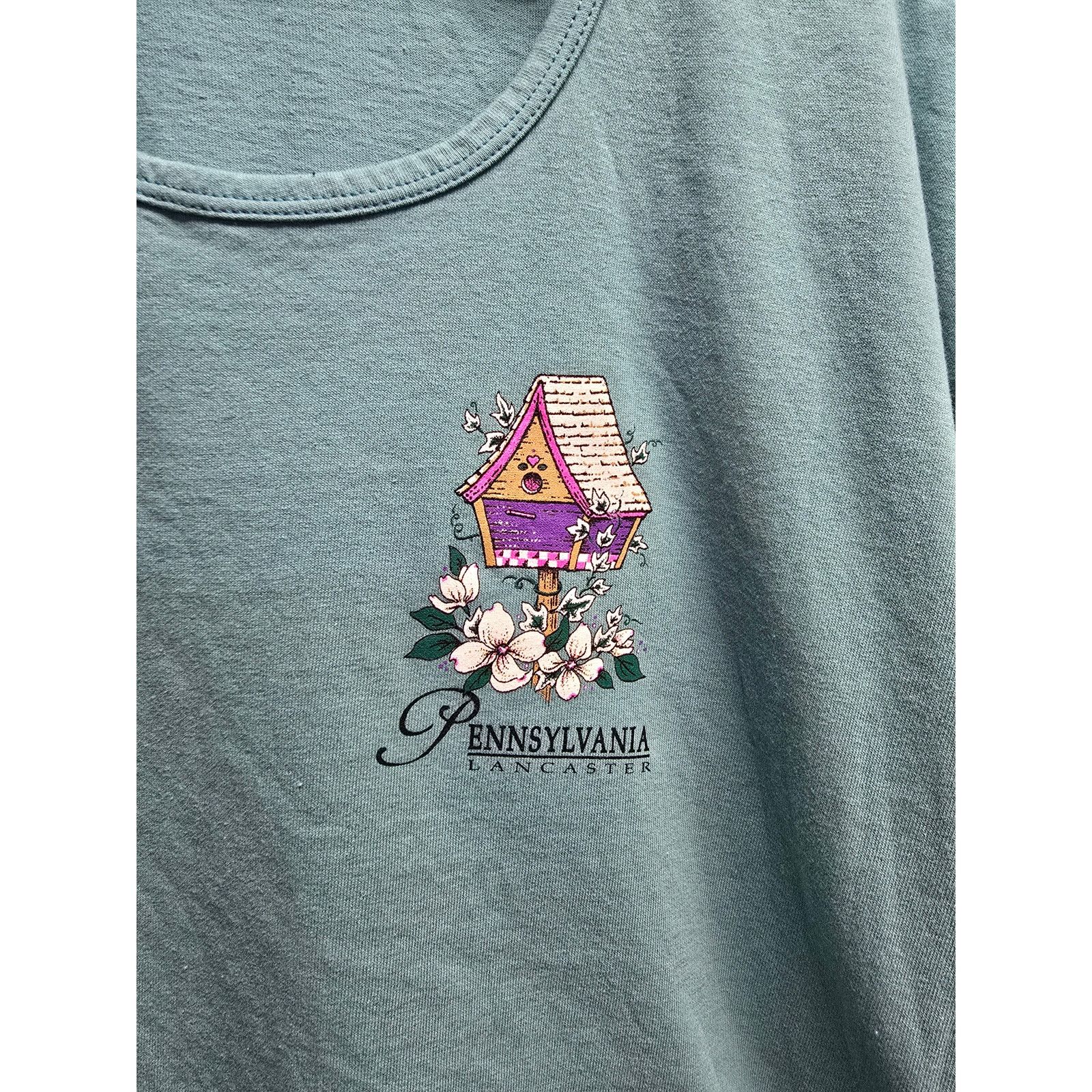Vintage Vintage Womens Lancaster Pennsylvania Shirt Top Tee 90s L Size L / US 10 / IT 46 - 2 Thumbnail