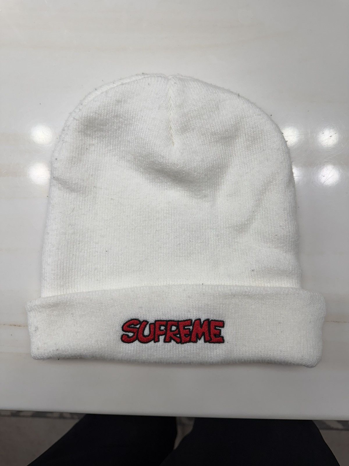 Supreme Supreme X Smurfs Beanie - White Size ONE SIZE - 2 Thumbnail