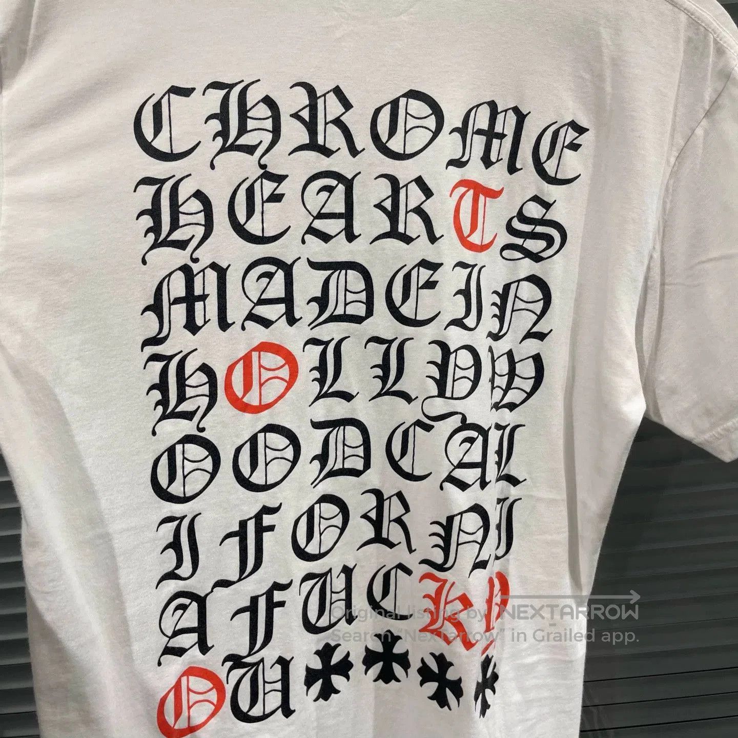 Chrome Hearts White Short-Sleeve Pocket T-Shirt Size S. Size US S / EU 44-46 / 1 - 5 Thumbnail