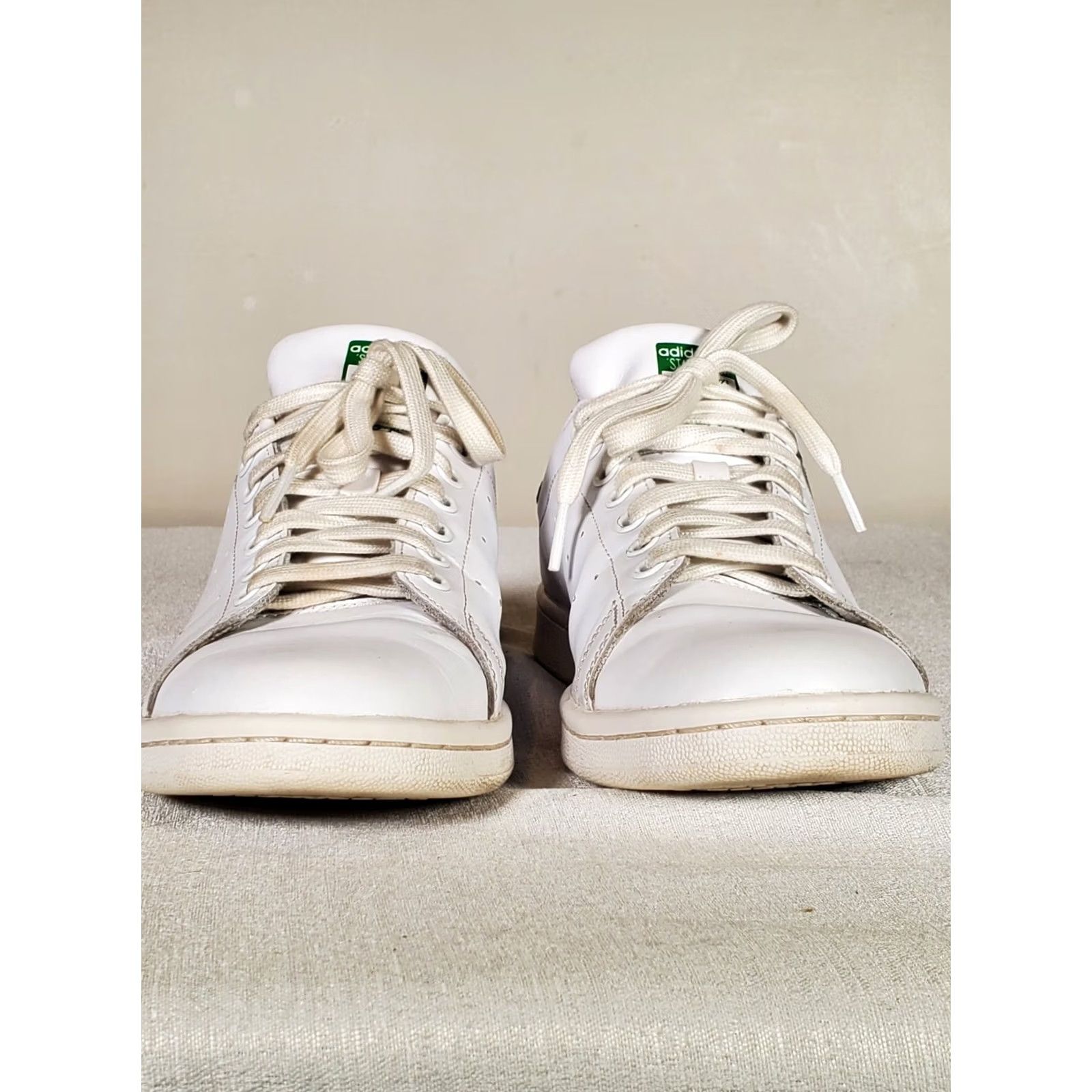 Adidas Adidas Stan Smith Sneakers White Green Tennis B24105 Women’s US 8.5 Leather Low Top Shoes, Tennis Theme, Original Size US 7 / IT 37 - 4 Thumbnail