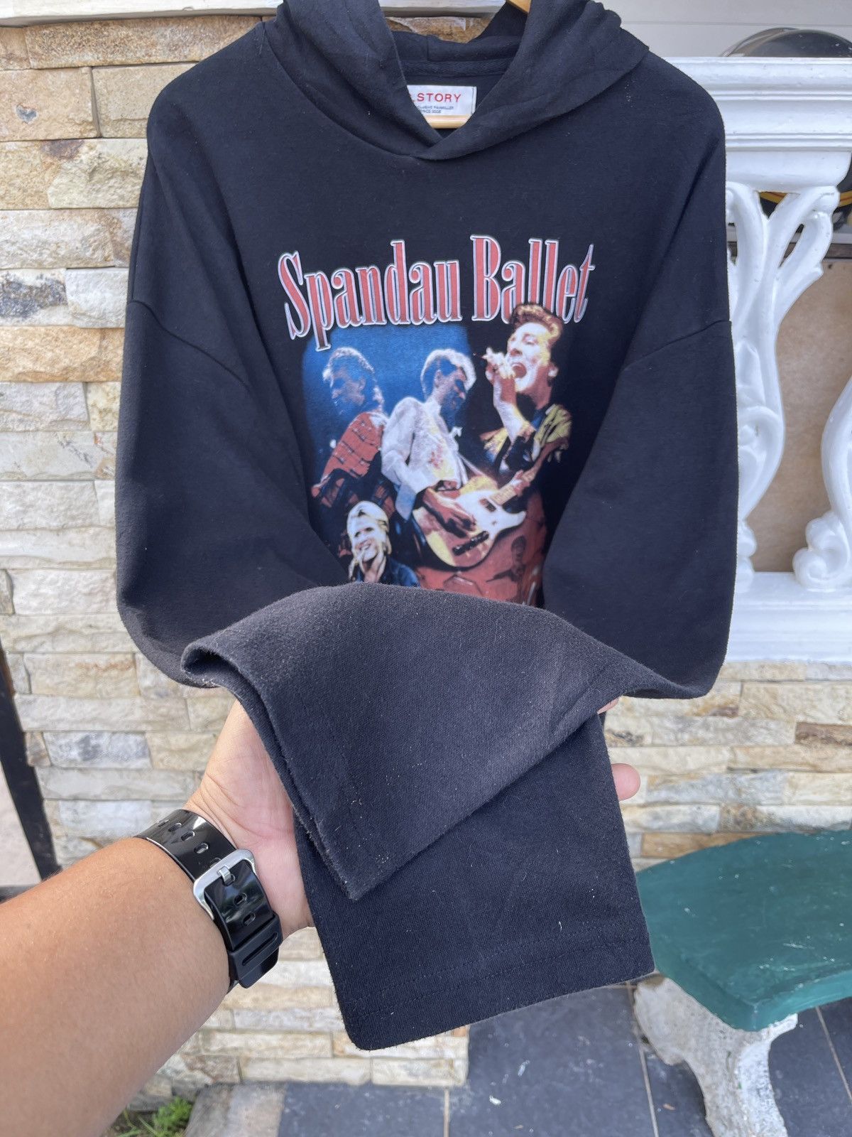 Band Tees Last Drop🔥Rare🔥Vintage y2k SPANDAU BALLET Band Hoodie Shirt Size US XL / EU 56 / 4 - 6 Thumbnail