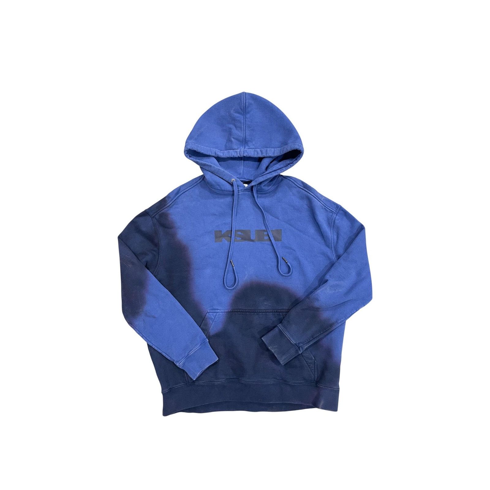 Ksubi Ksubi Logo Navy Blue Faded Hoodie Size US S / EU 44-46 / 1 - 1 Thumbnail