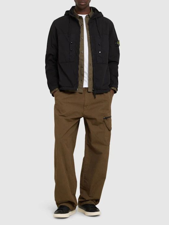 Stone Island o1lsvrm0425 Short Stretch Cotton Parka in Black Size US S / EU 44-46 / 1 - 4 Thumbnail