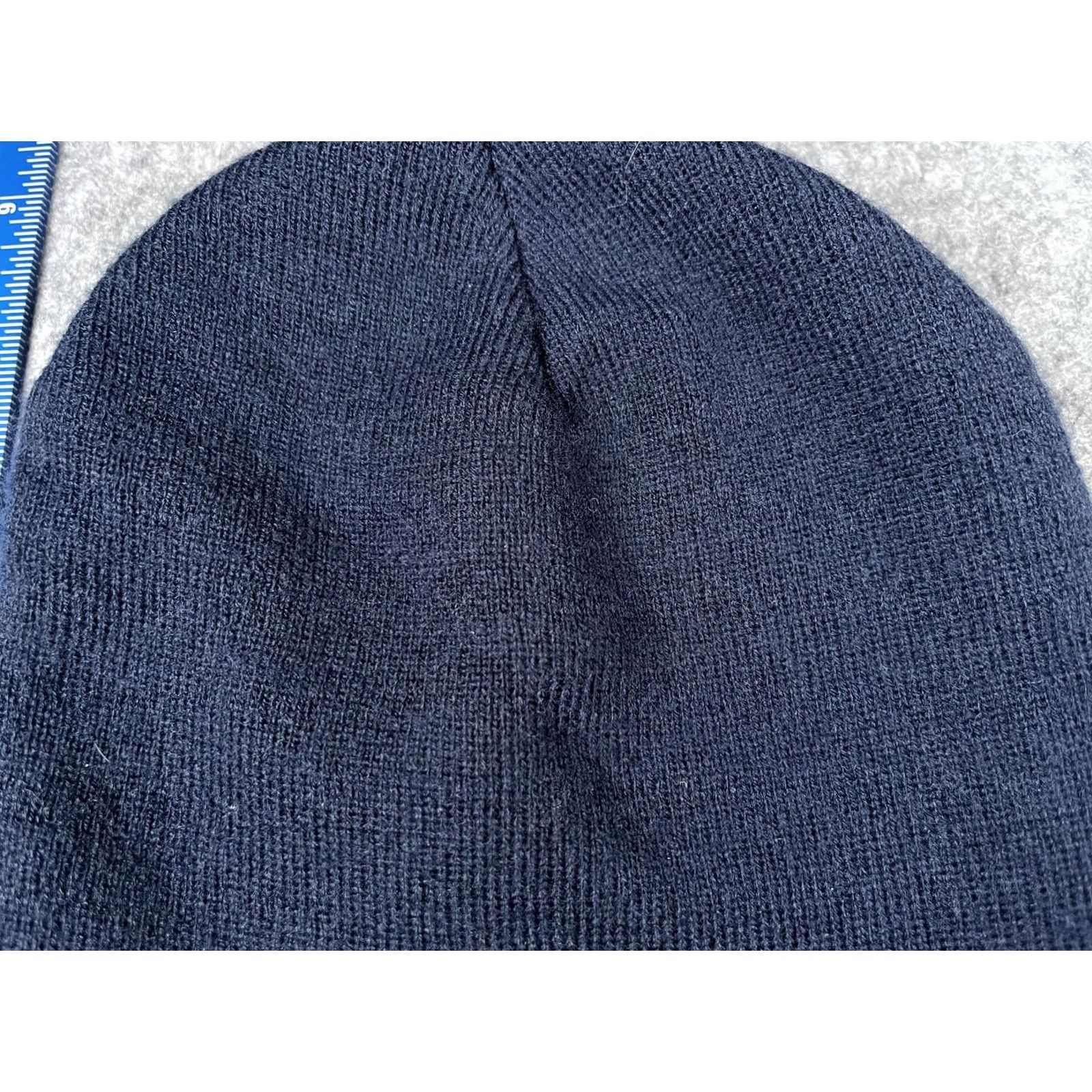 Vintage SRmax Beanie Mens One Size Blue Knit Stretch Slip Resistant Shoes Winter Hat Size ONE SIZE - 3 Thumbnail