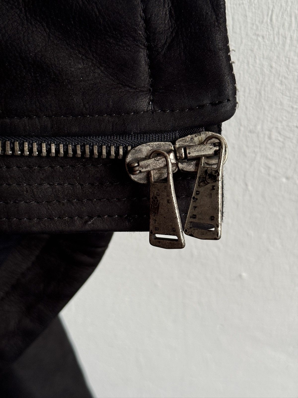 10sei0otto 10sei0otto Scar Stitch Cow Leather Avant-Garde Jacket Size XS / US 0-2 / IT 36-38 - 11 Thumbnail