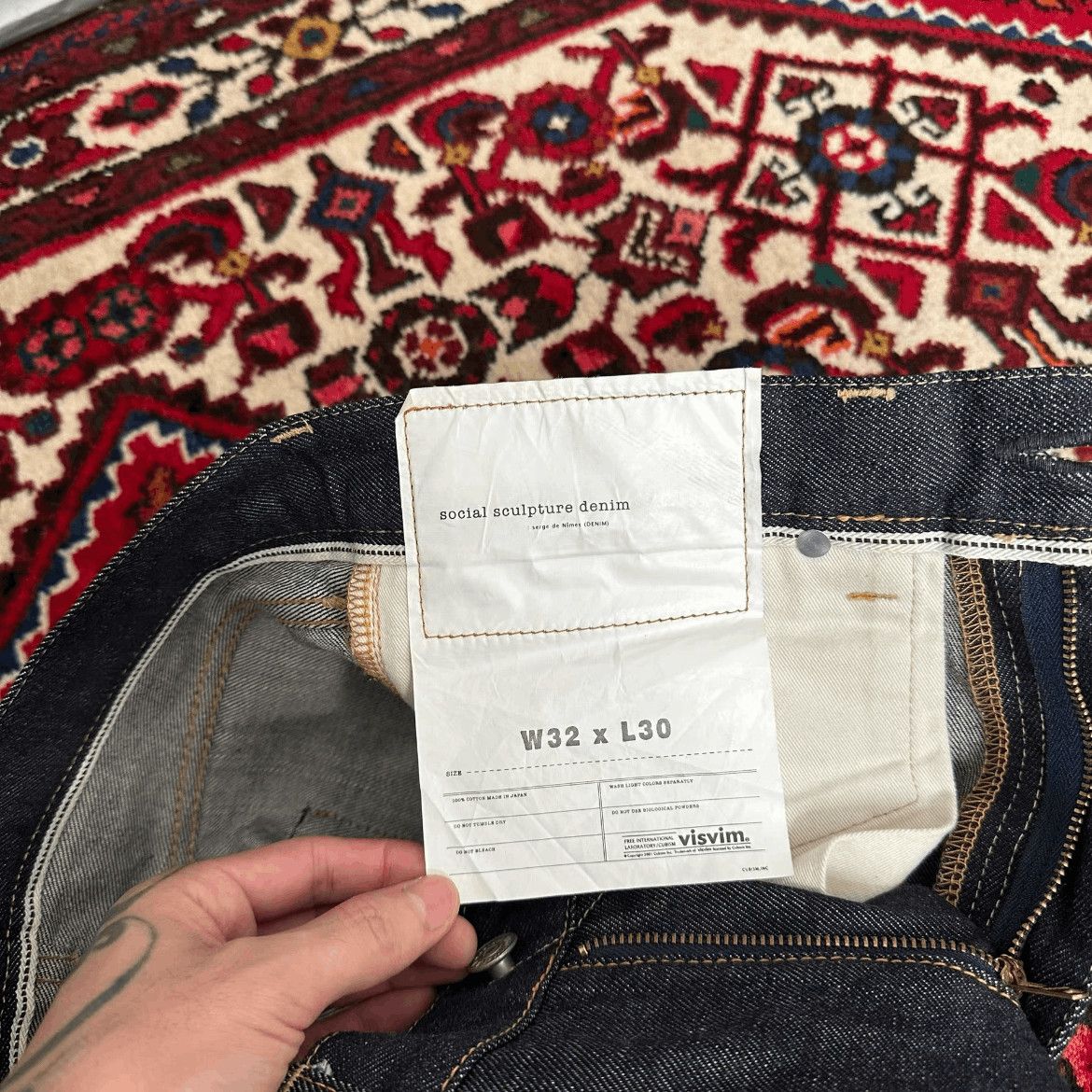 Visvim 01.2R デニム W32L30 Visvim 04R Raw Denim Mojos39