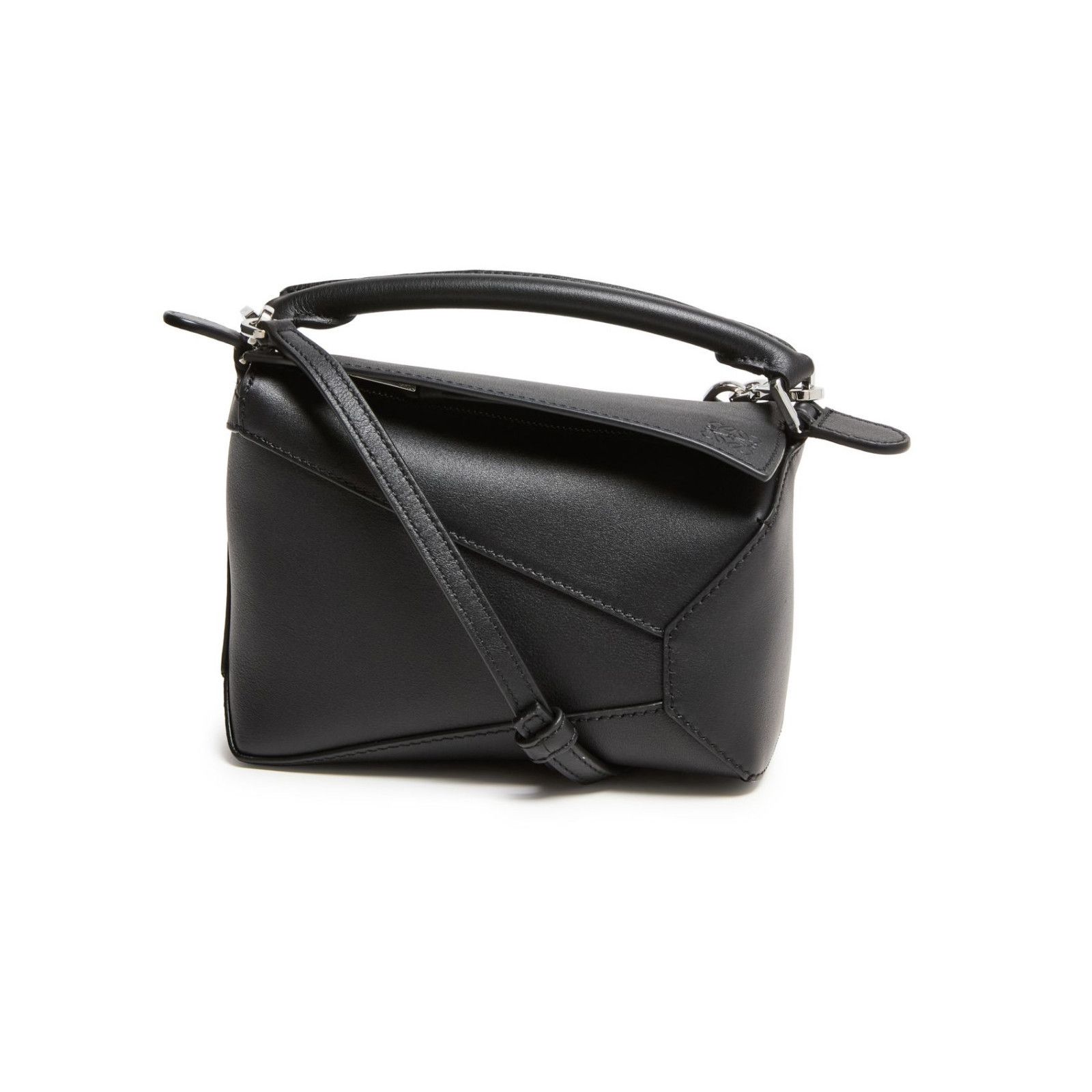 Loewe LOEWE Puzzle Edge Mini Black Leather Handbag New & Authentic Size ONE SIZE - 1 Thumbnail