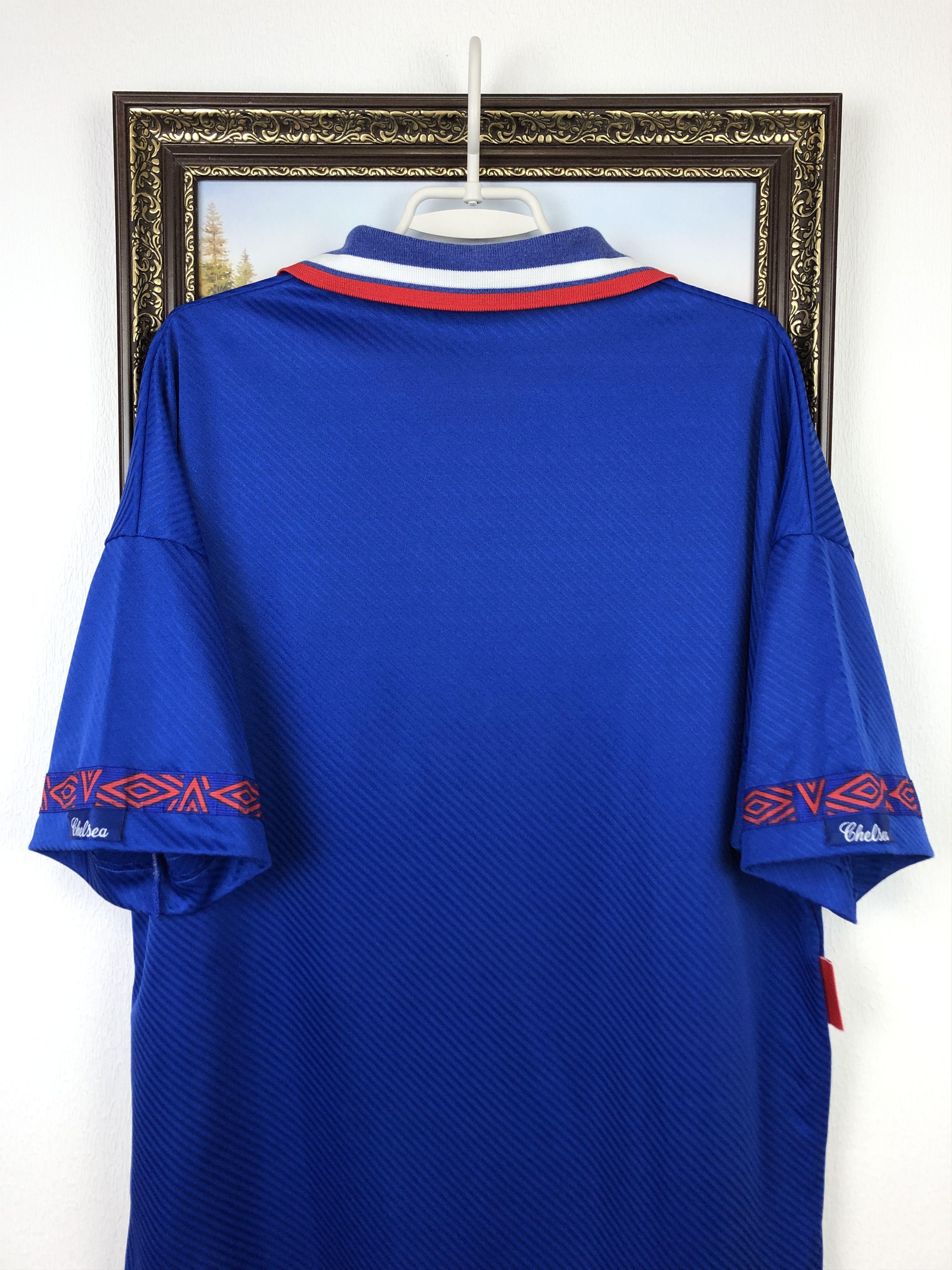 Umbro Chelsea football shirt 1993 Soccer Blue Jersey Tee Hype Size US XL / EU 56 / 4 - 13 Thumbnail