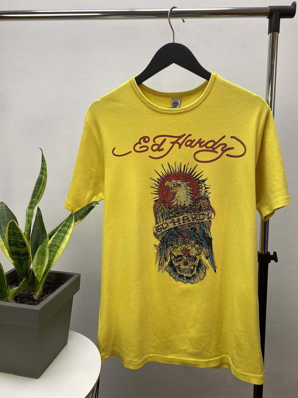 Christian Audigier Vintage Y2K Ed Hardy By Christian Audigier T Shirt Size US XXL / EU 58 / 5 - 1 Thumbnail
