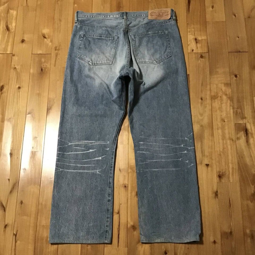 Bape BAPE TWIN STA denim pants a bathing ape star NIGO ★size XL Size US 36 / EU 52 - 4 Thumbnail