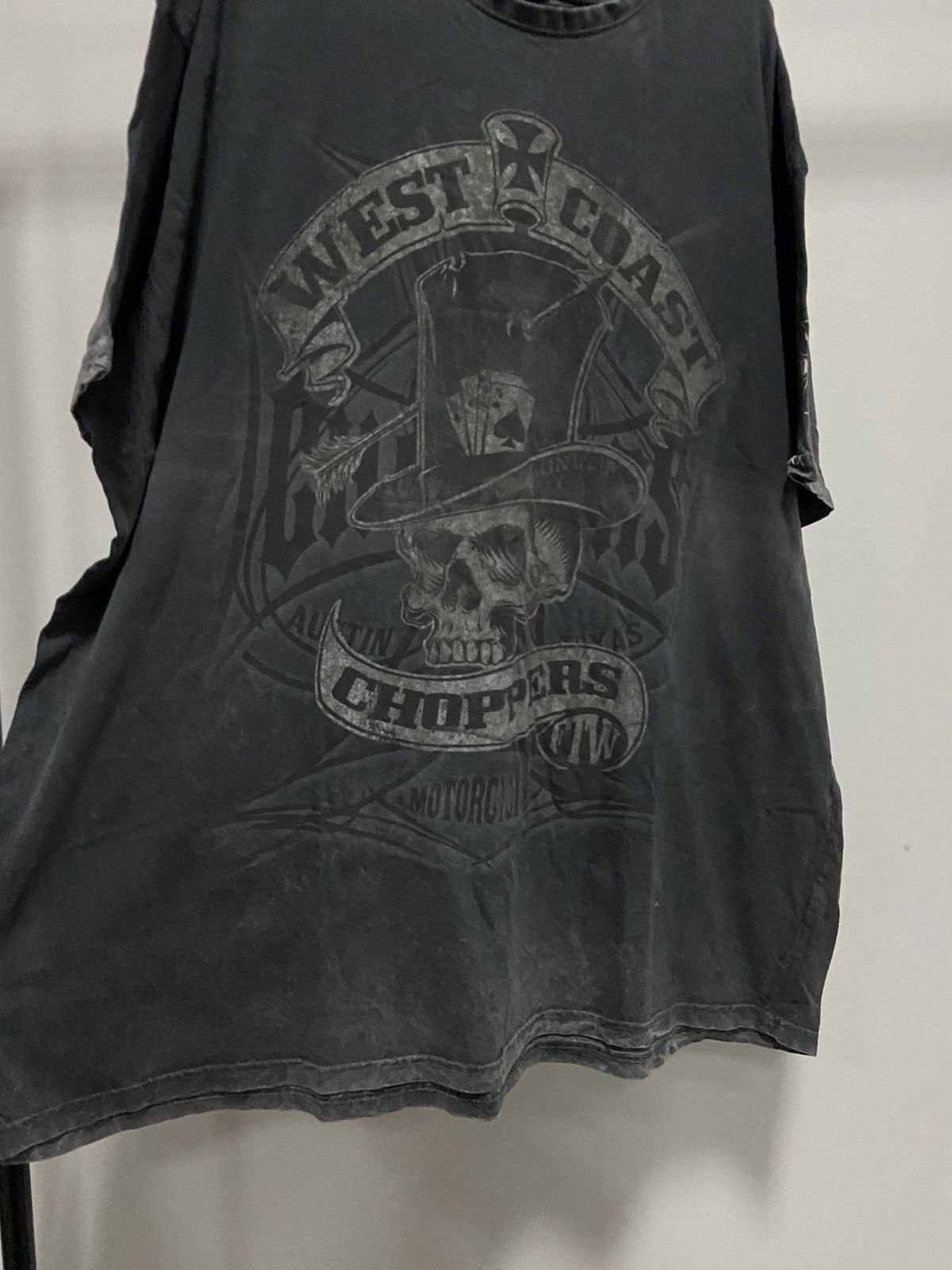 Vintage × West Coast Choppers Choppers Big Logo T Shirt Vintage skull moto biker Size US XXL / EU 58 / 5 - 9 Thumbnail