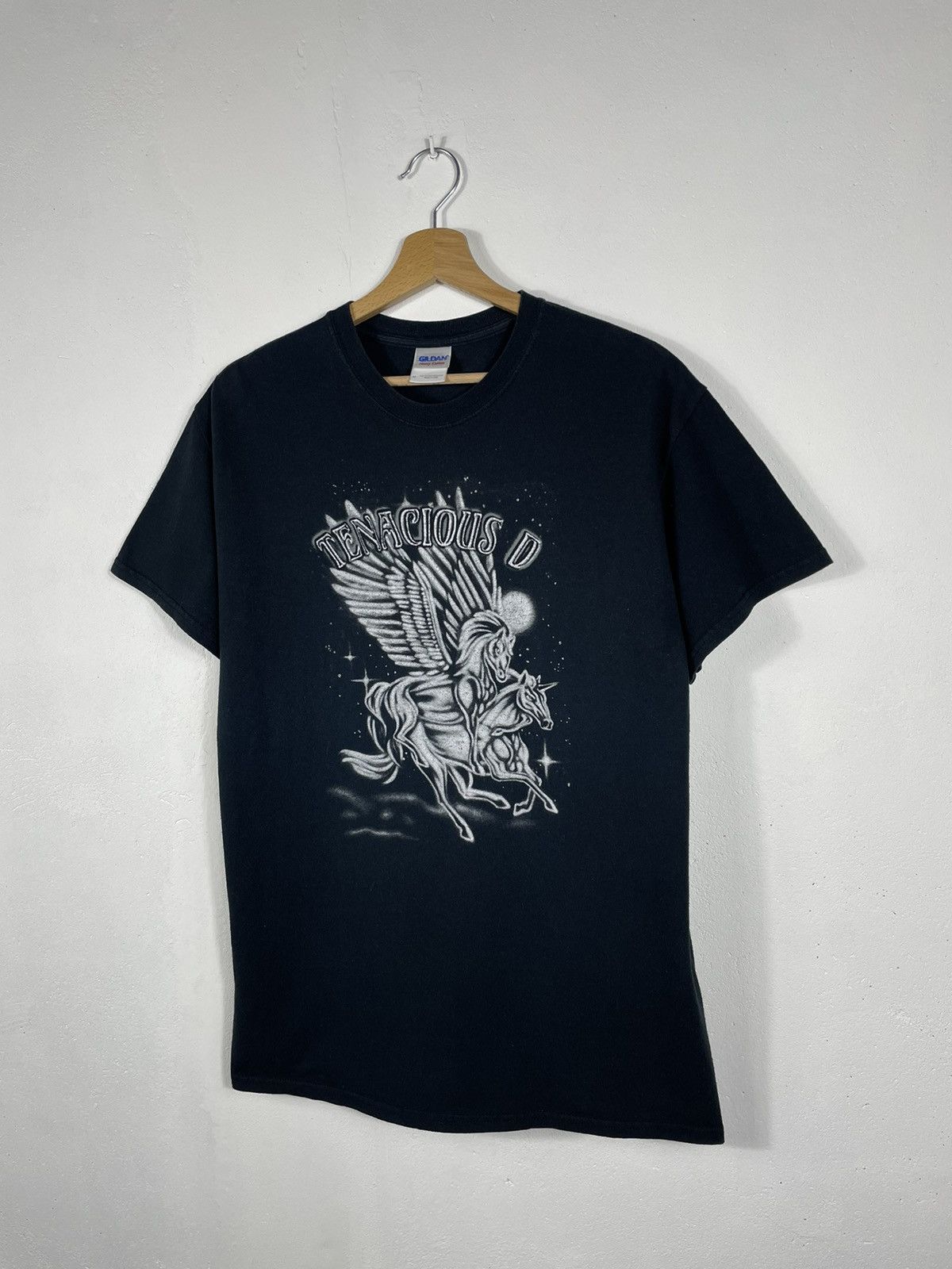 Band Tees × Vintage RETRO 00s TENACIOUS D T SHIRT TEE ROCK METAL BAND Size US M / EU 48-50 / 2 - 3 Thumbnail