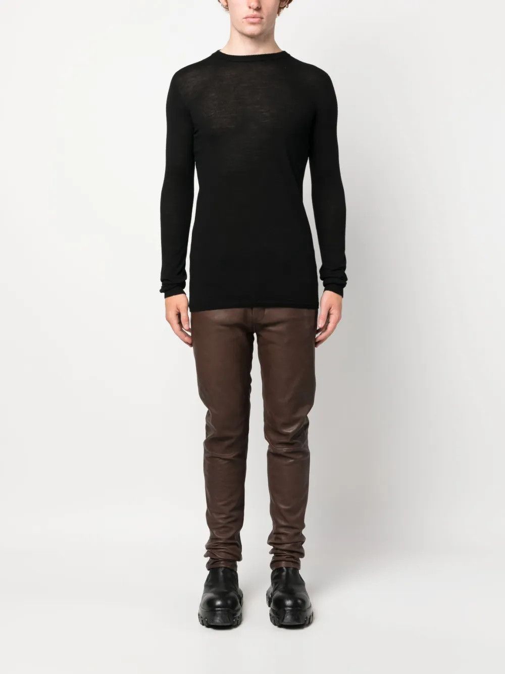 Rick Owens o1y0325 Casual Pant in Brown Size US 32 / EU 48 - 5 Thumbnail