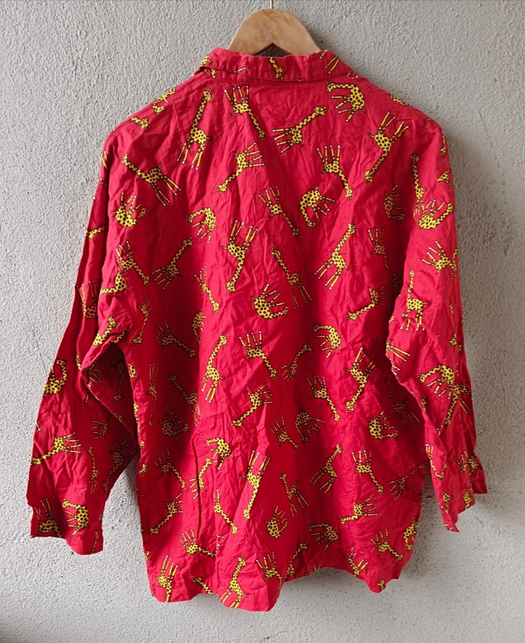 GU × Japanese Brand Guu Guu Shirt Giraffe Pattern Size M Made in Japan Size US M / EU 48-50 / 2 - 3 Thumbnail
