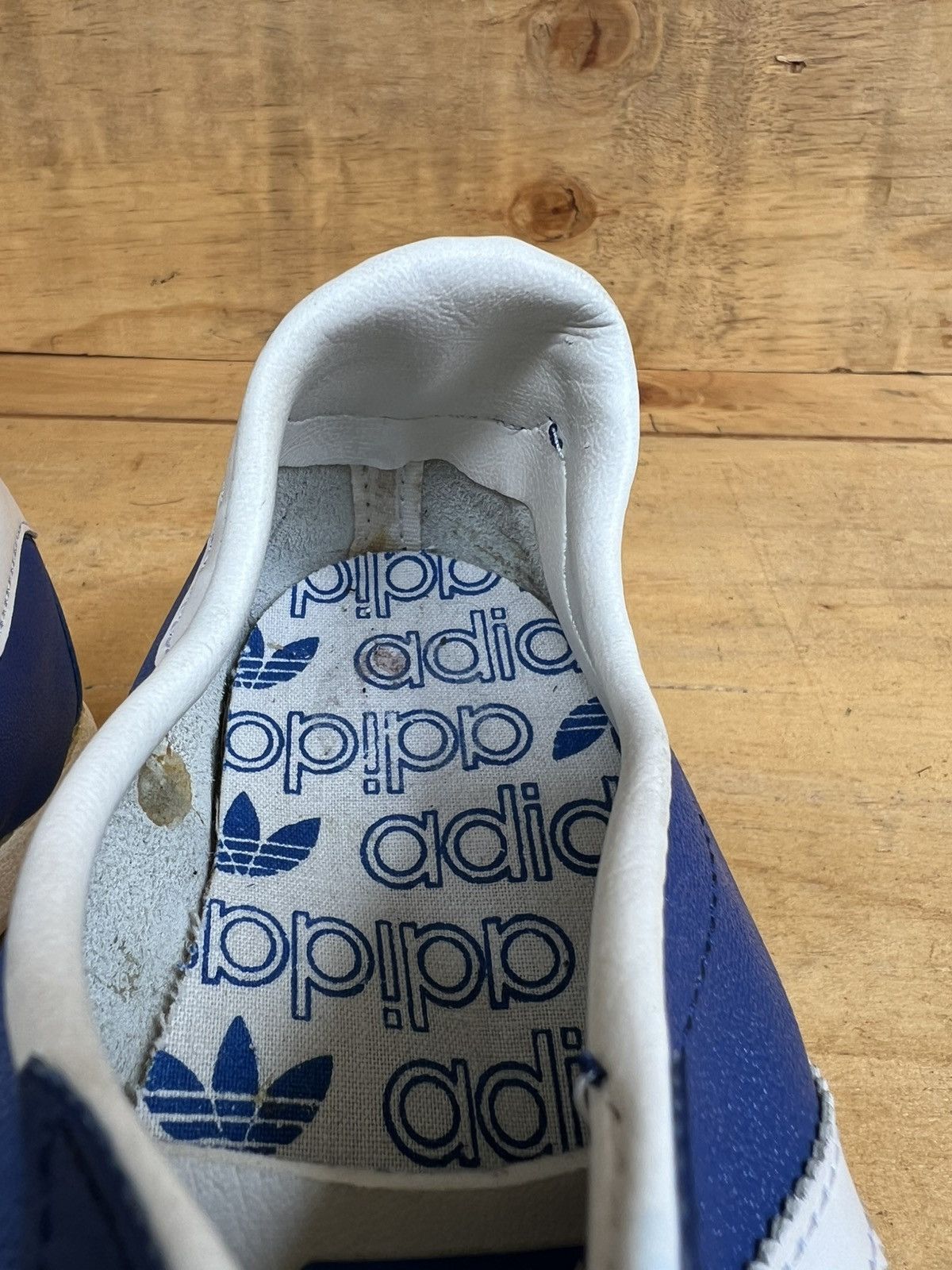 Adidas × Vintage VTG ADIDAS BLUE STRIKE MADE IN FRANCE SNEAKERS Size US 7 / EU 40 - 17 Thumbnail