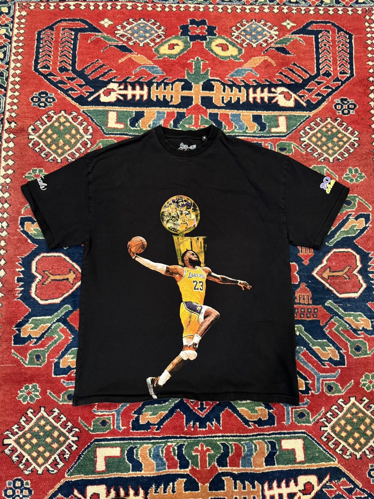 Sergio Calabasas × Vintage Sergio Calabasas x LAKERS 2020 CHAMPS Tee Size US M / EU 48-50 / 2 - 1 Thumbnail