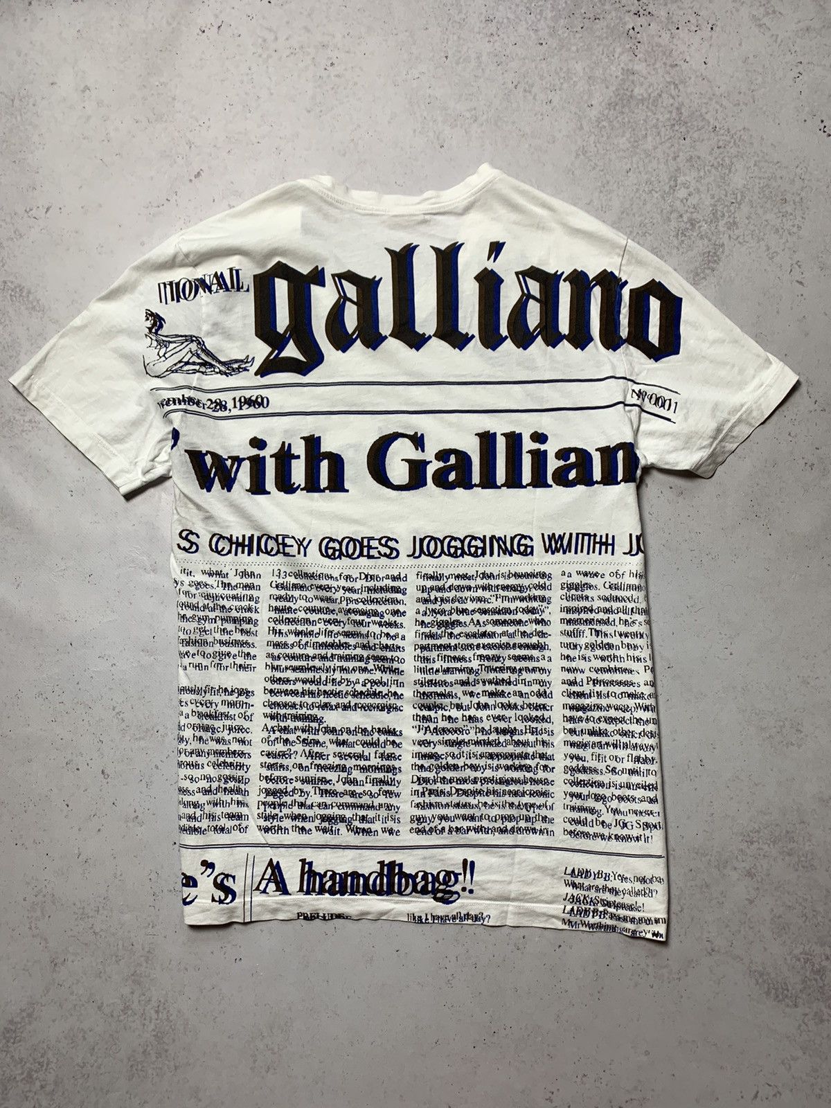 Designer × John Galliano × Vintage Vintage John Galliano Newspaper