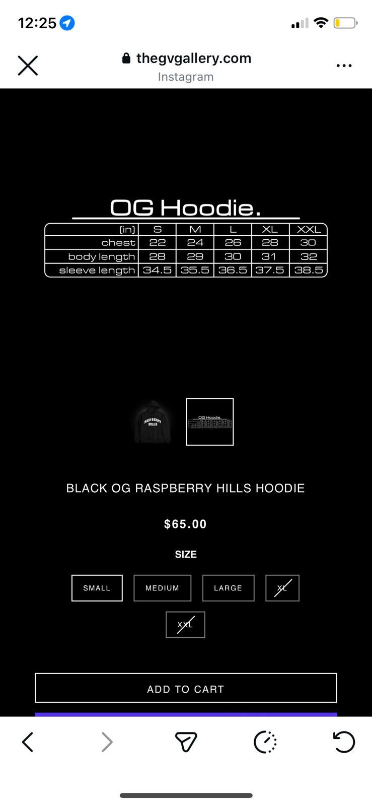 The GV Gallery Gold Vintage GV Gallery OG hoodie in black Size US L / EU 52-54 / 3 - 3 Thumbnail