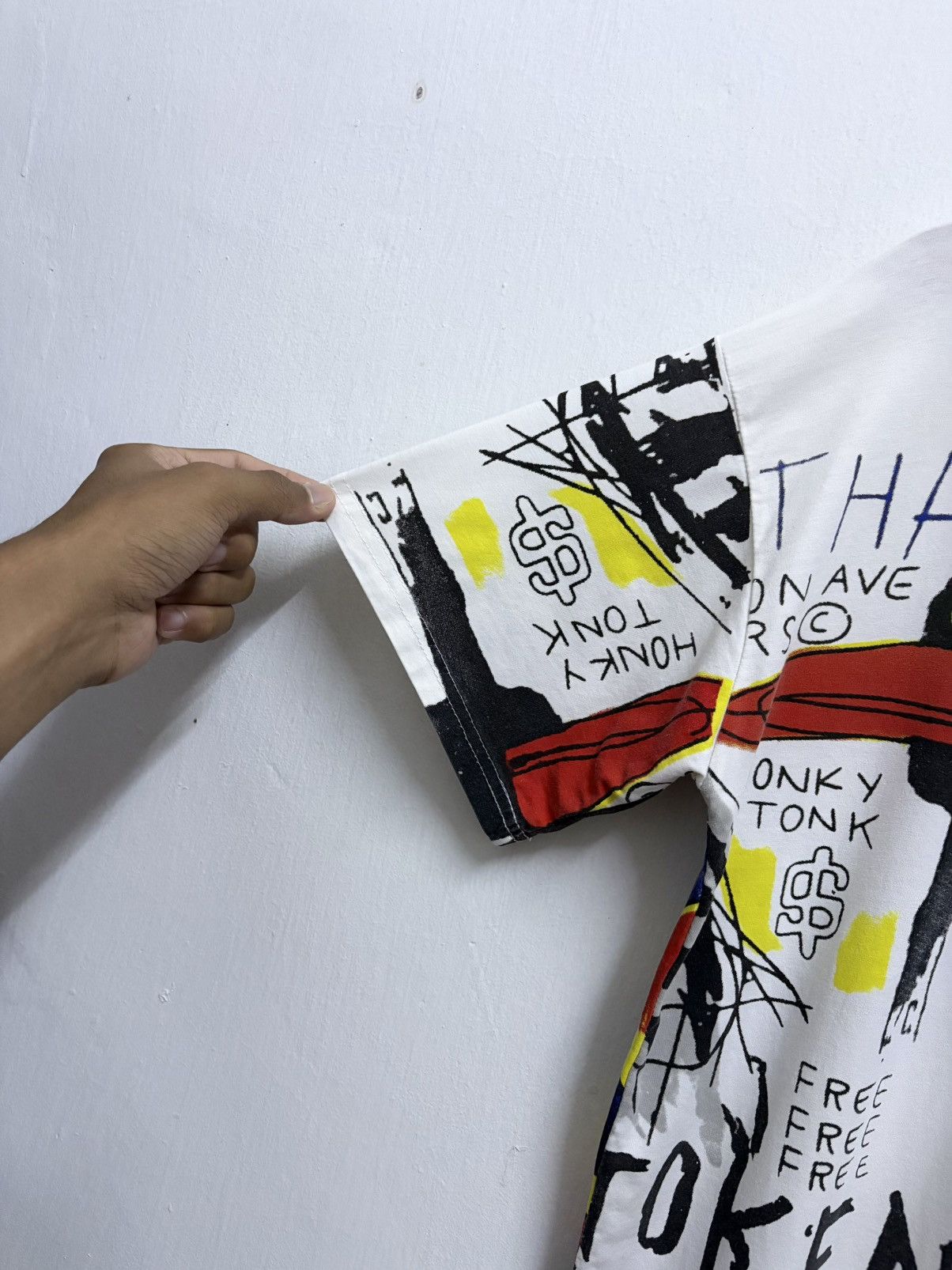 Jean-Michel Basquiat Vintage Bootleg Jean Michel Basquiat - Superman T-Shirt Size US L / EU 52-54 / 3 - 7 Thumbnail