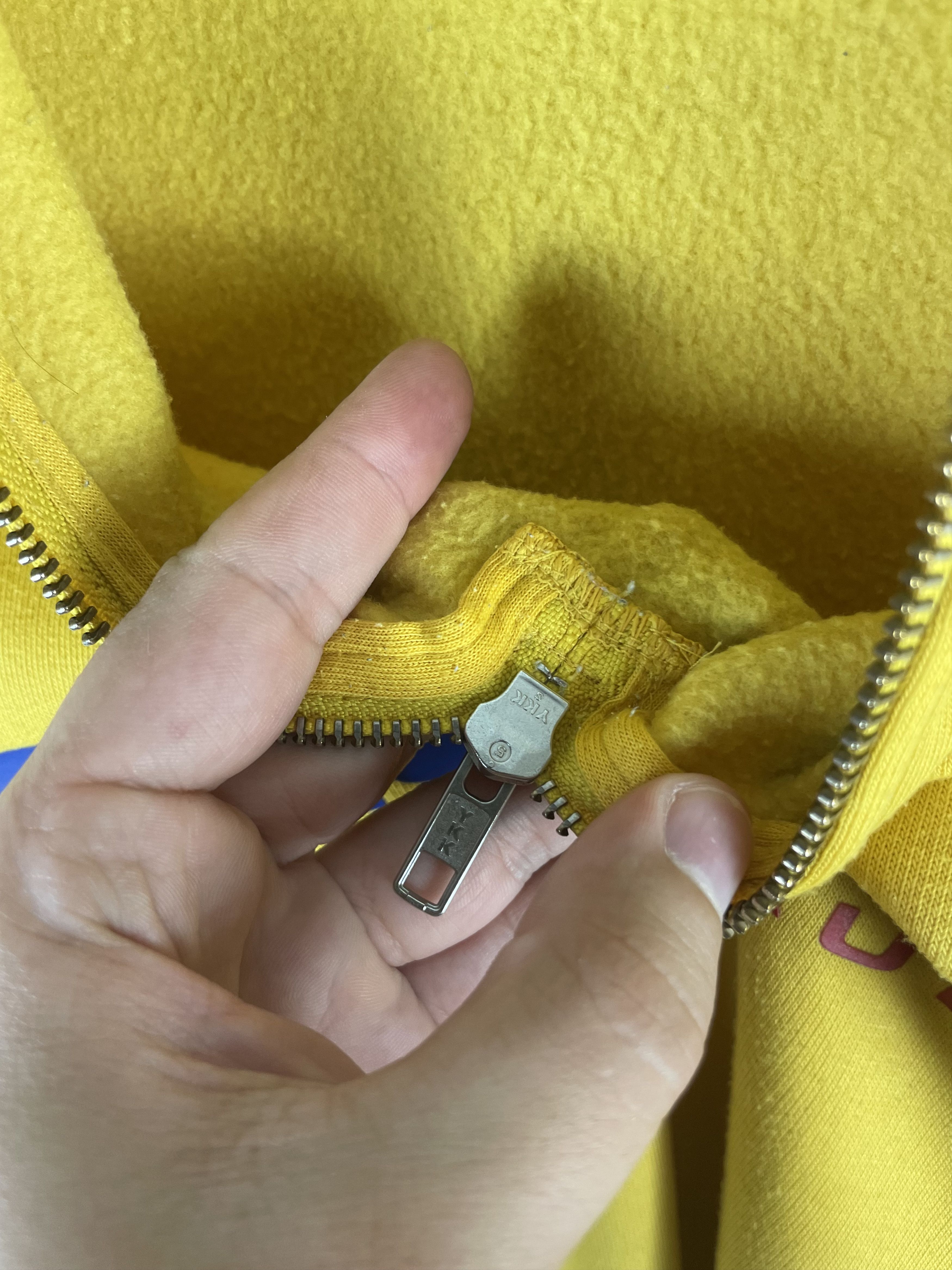 Polo Ralph Lauren Polo Sport Ralph Lauren Yellow 1/4 Zip Sweatshirt Vintage Size US XL / EU 56 / 4 - 6 Thumbnail