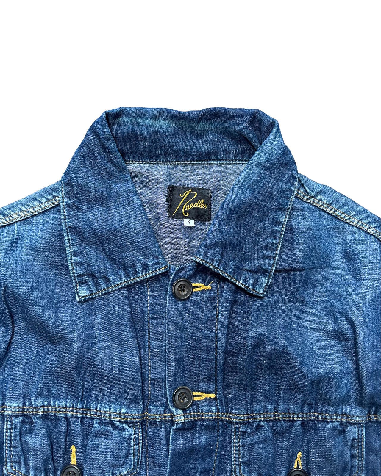 Needles Needles Cotton Linen Denim Jacket S Size US S / EU 44-46 / 1 - 2 Thumbnail