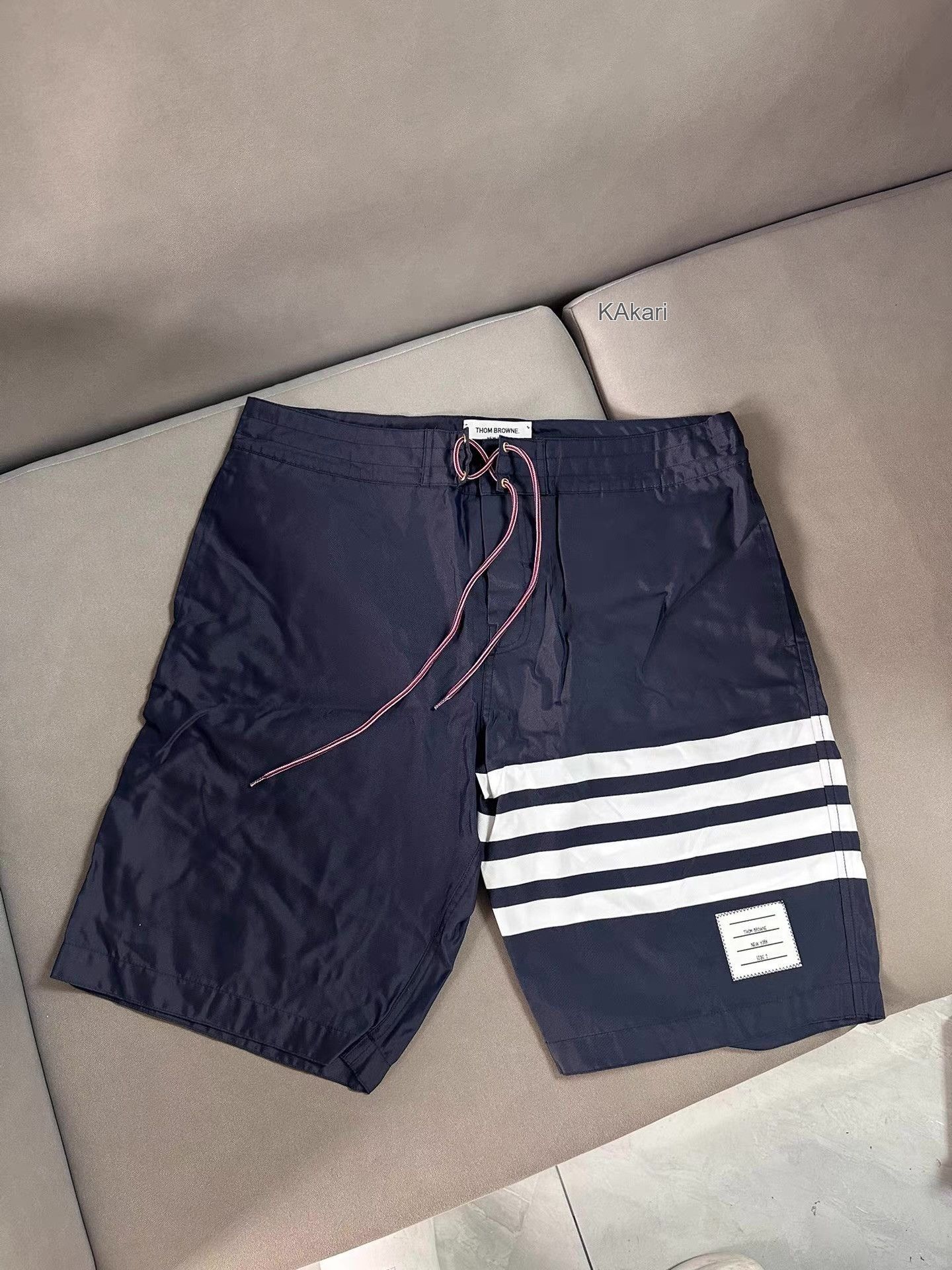 Thom Browne Blue Striped Casual Shorts Size 34 Size US 34 / EU 50 - 2 Thumbnail