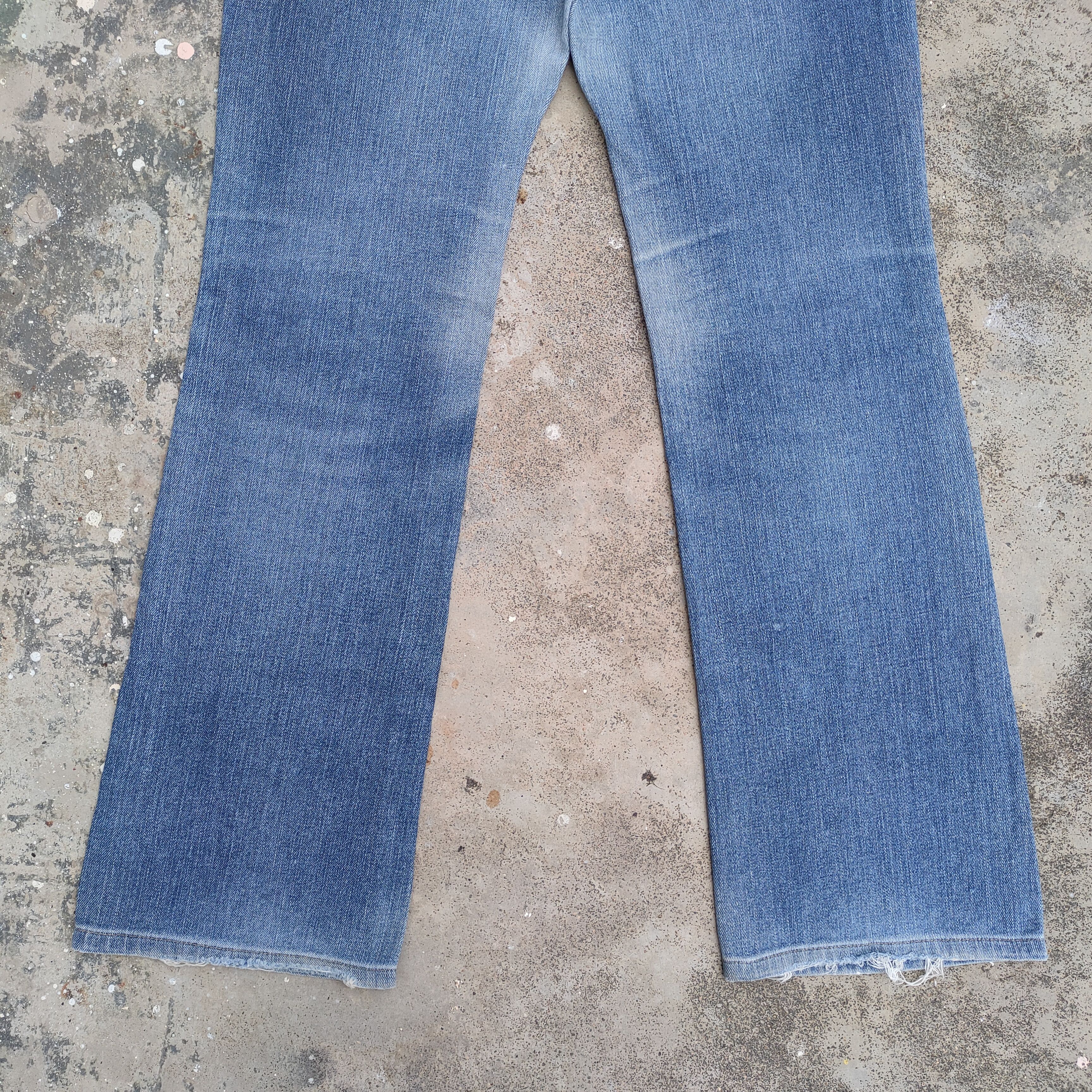 Japanese Brand × Jean × Vintage FLARE VINTAGE JAPANESE FADED JEANS DENIM PANTS Size US 29 - 9 Thumbnail