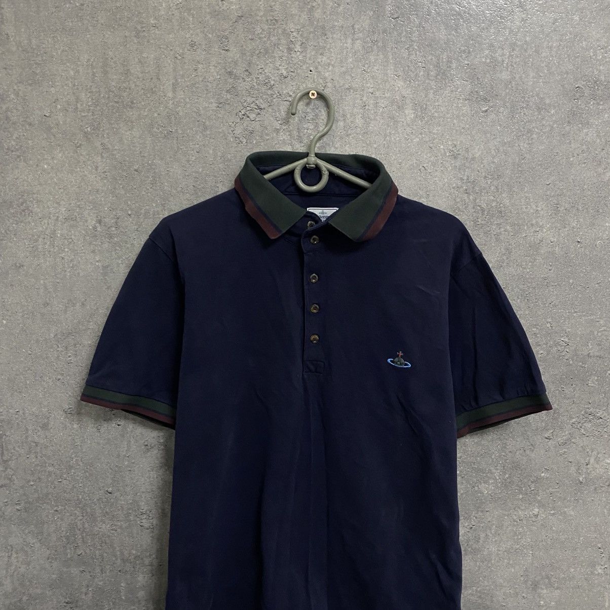 Vivienne Westwood Vivienne Westwood Polo T-Shirt Vintage Small Orb Logo Luxury Size US L / EU 52-54 / 3 - 4 Thumbnail