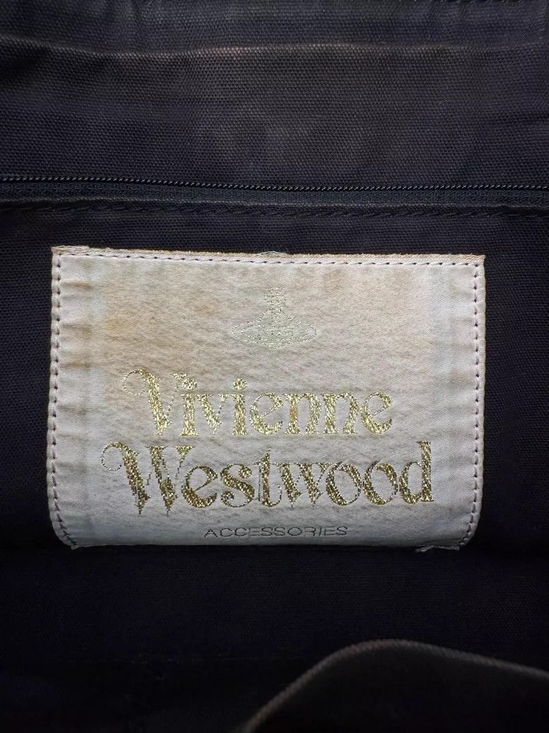 Vivienne Westwood Vivienne Westwood Black embossed leather postman's bag Size ONE SIZE - 8 Thumbnail