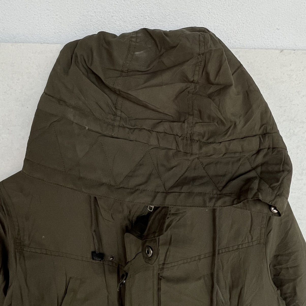 Other Vintage Scalzi Khaki Green Hooded Puffer Jacket Size M Size M / US 6-8 / IT 42-44 - 4 Thumbnail