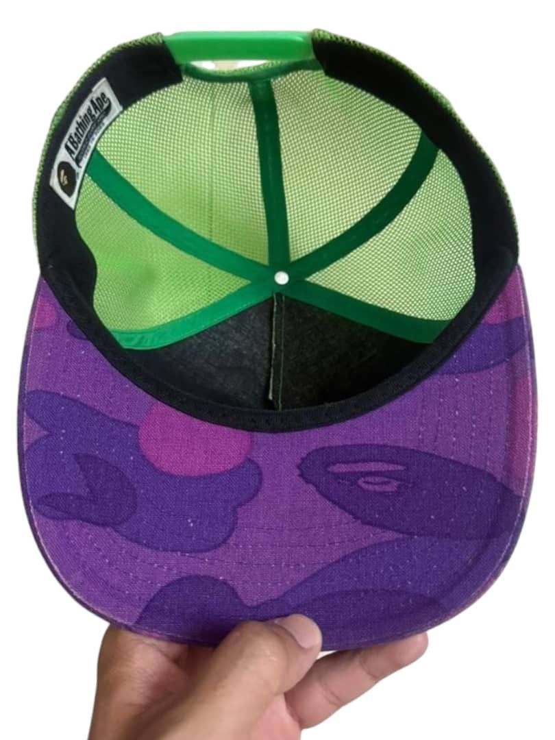 Bape Bathing Ape (BAPE) Camo Shark Mesh Cap Size ONE SIZE - 6 Thumbnail