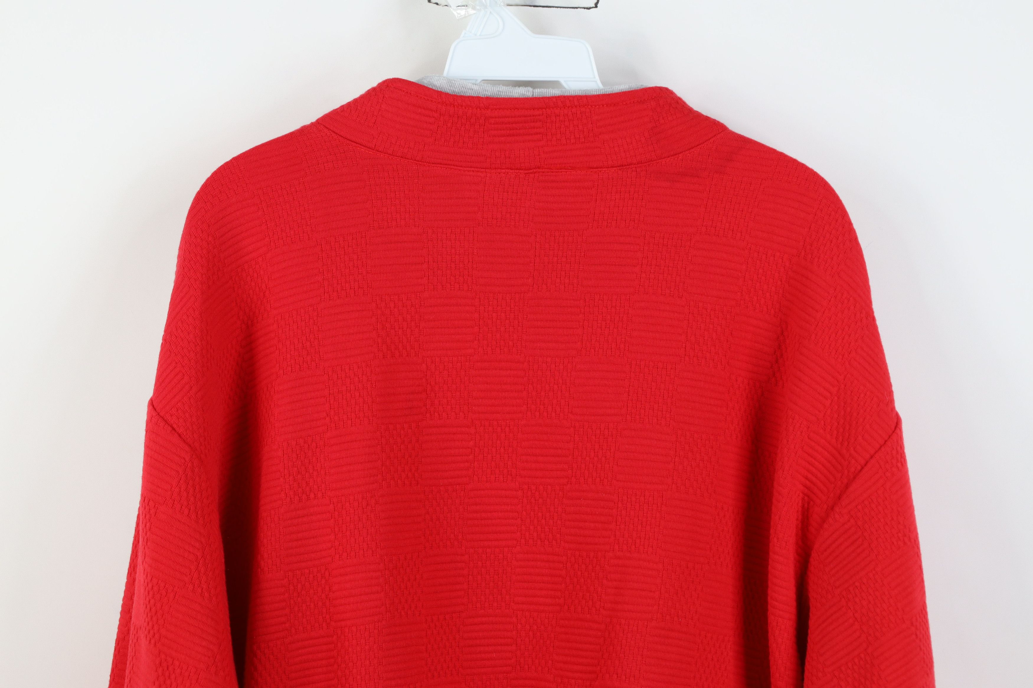 Vintage Vintage 90s Streetwear Farmhouse Patchwork Sweatshirt Size L / US 10 / IT 46 - 11 Thumbnail