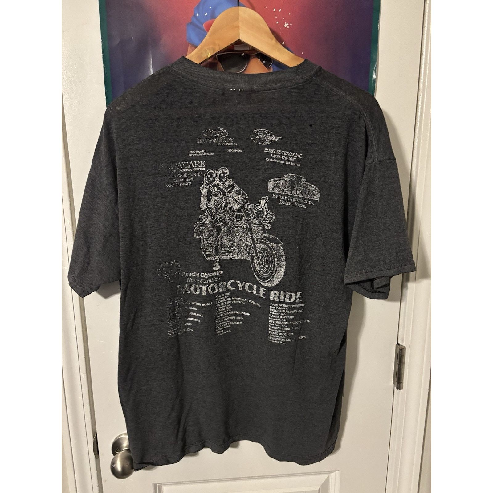 Other Vintage super faded thin Motorcycle Ride Tshirt grey special Size US XXL / EU 58 / 5 - 2 Thumbnail
