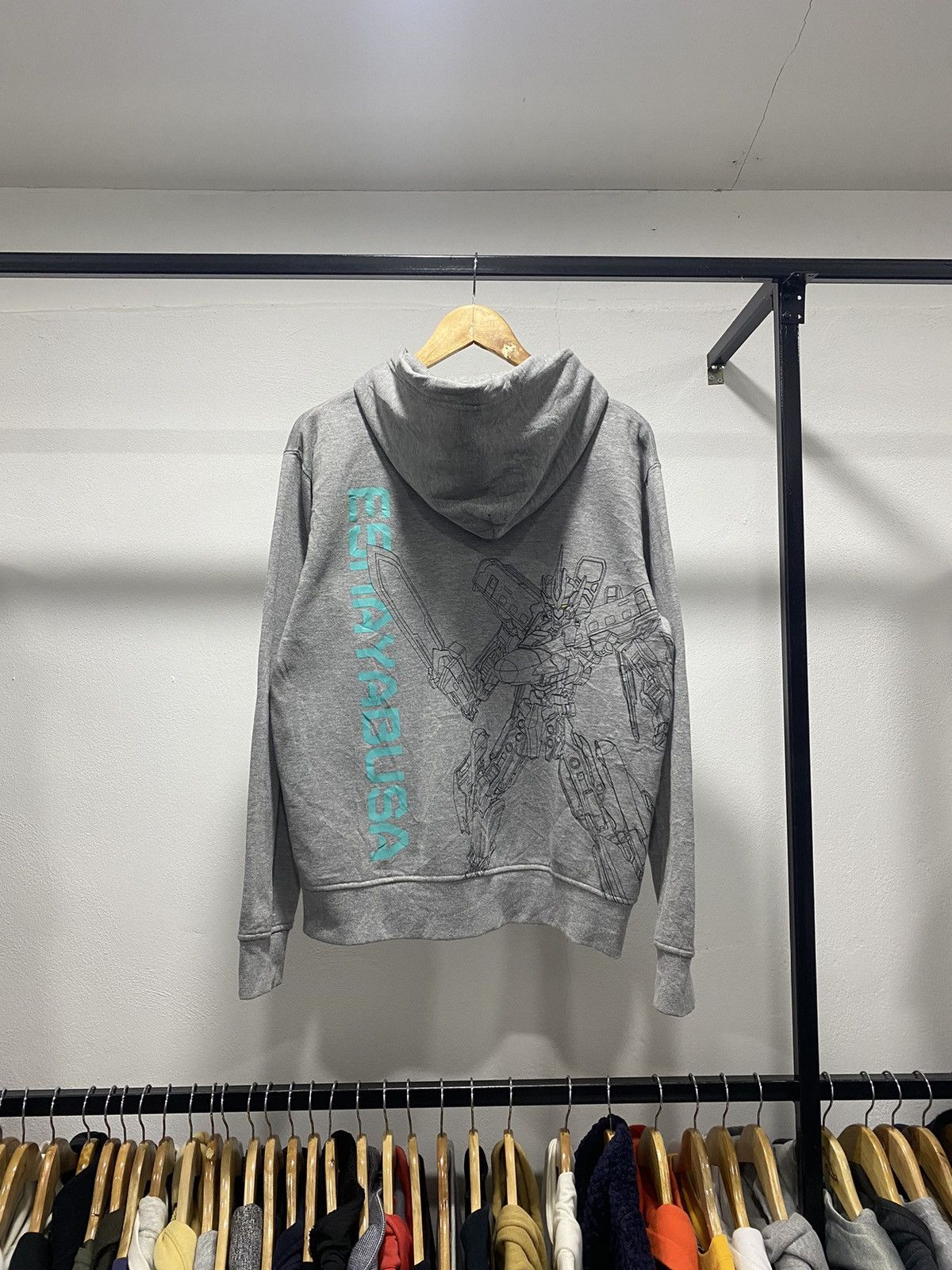 Anime💥 E5 HAYABUSA Zipper Hoodie Backhit Gundam