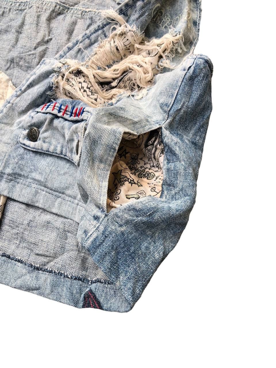 Designer × Japanese Brand Candy Stripper Ripped Vest Hoodie Size US M / EU 48-50 / 2 - 9 Thumbnail