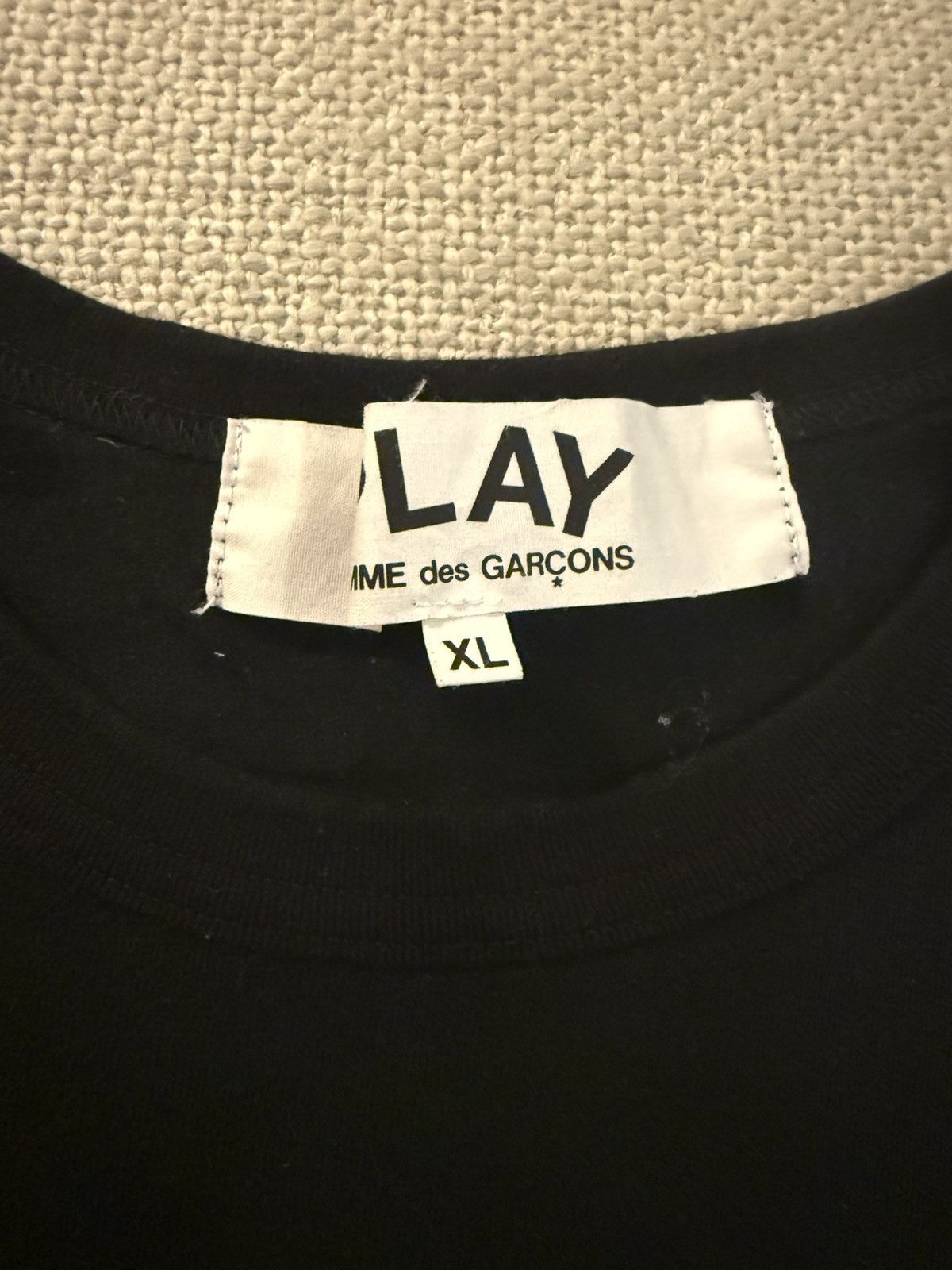 Comme des Garcons PLAY Comme des Garçons PLAY Red Heart Tee — Black, XL Size US XL / EU 56 / 4 - 3 Thumbnail