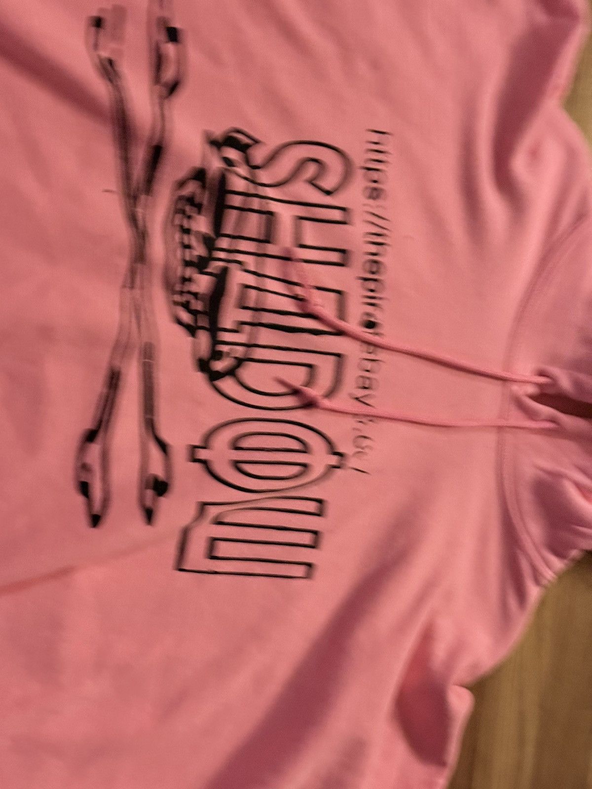 Band Tees 1 of 5 SHADOW WIZARD MONEY GANG PINK HOODIE BY LOUKA TESSIER Size US XXL / EU 58 / 5 - 11 Thumbnail