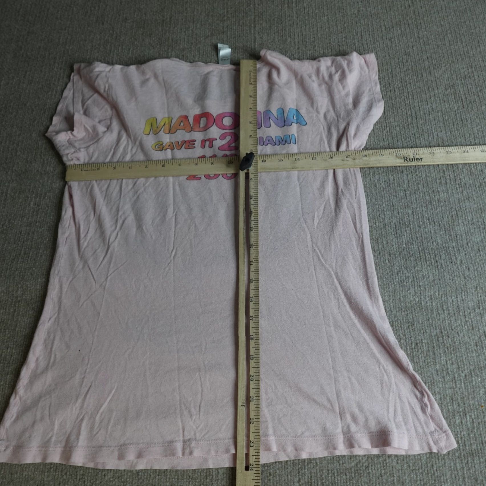 Vintage VINTAGE Madonna Womens Shirt XL Pink Short Sleeve Crew Neck T-Shirt 2008 Tour Size XL / US 12-14 / IT 48-50 - 5 Thumbnail
